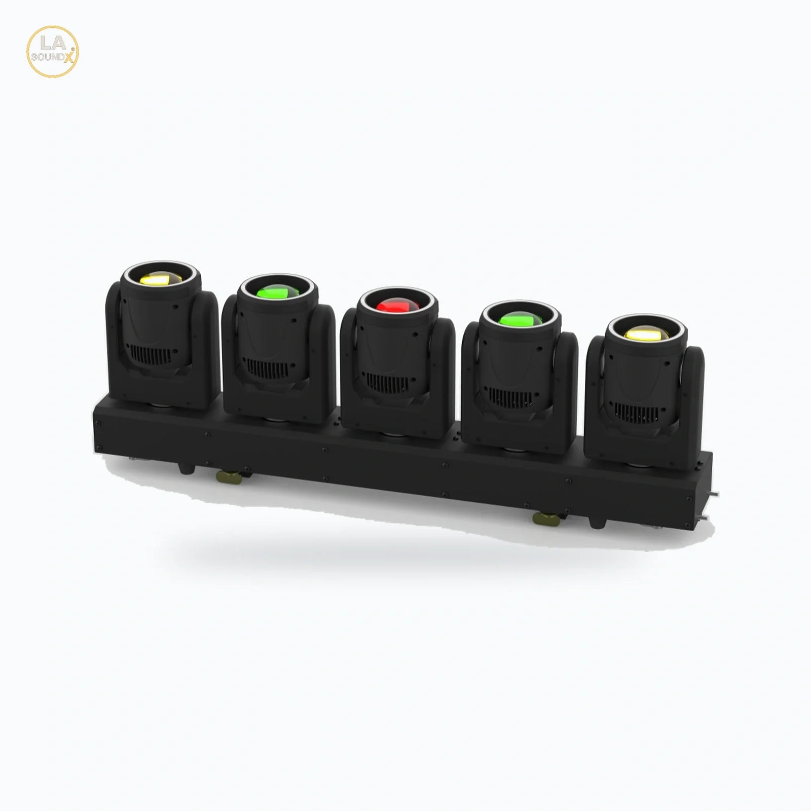 LA SOUNDX 5 x 80W RGBW Fixed-Focus Tornado Moving Bar product image 01 delivery 037