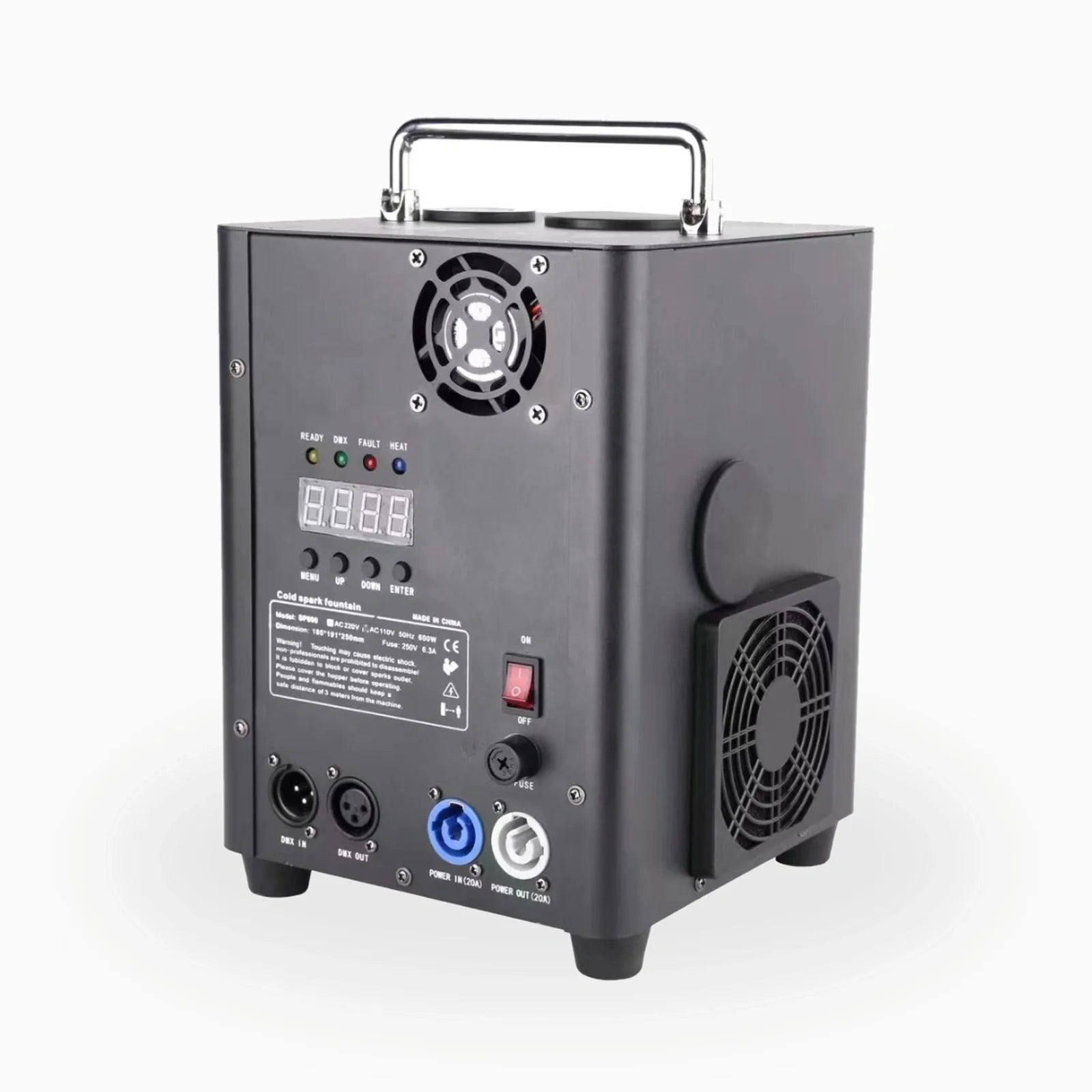 LA SOUNDX 600W Cold Spark Fountain Machine product image 01 delivery 067