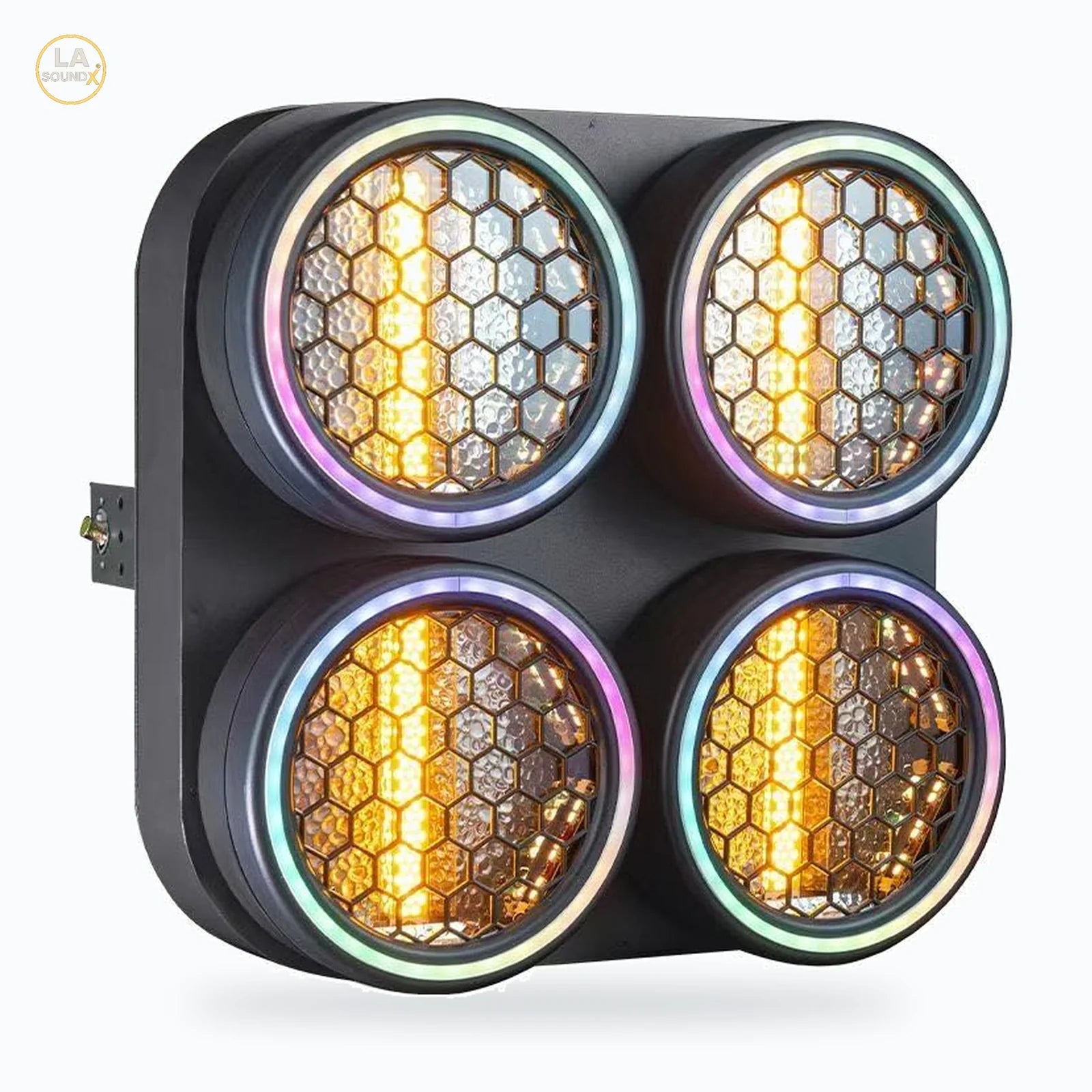 LA SOUNDX Four-eye retro blinder with RGB auxiliary segments and RGB rings product image 01 delivery 042