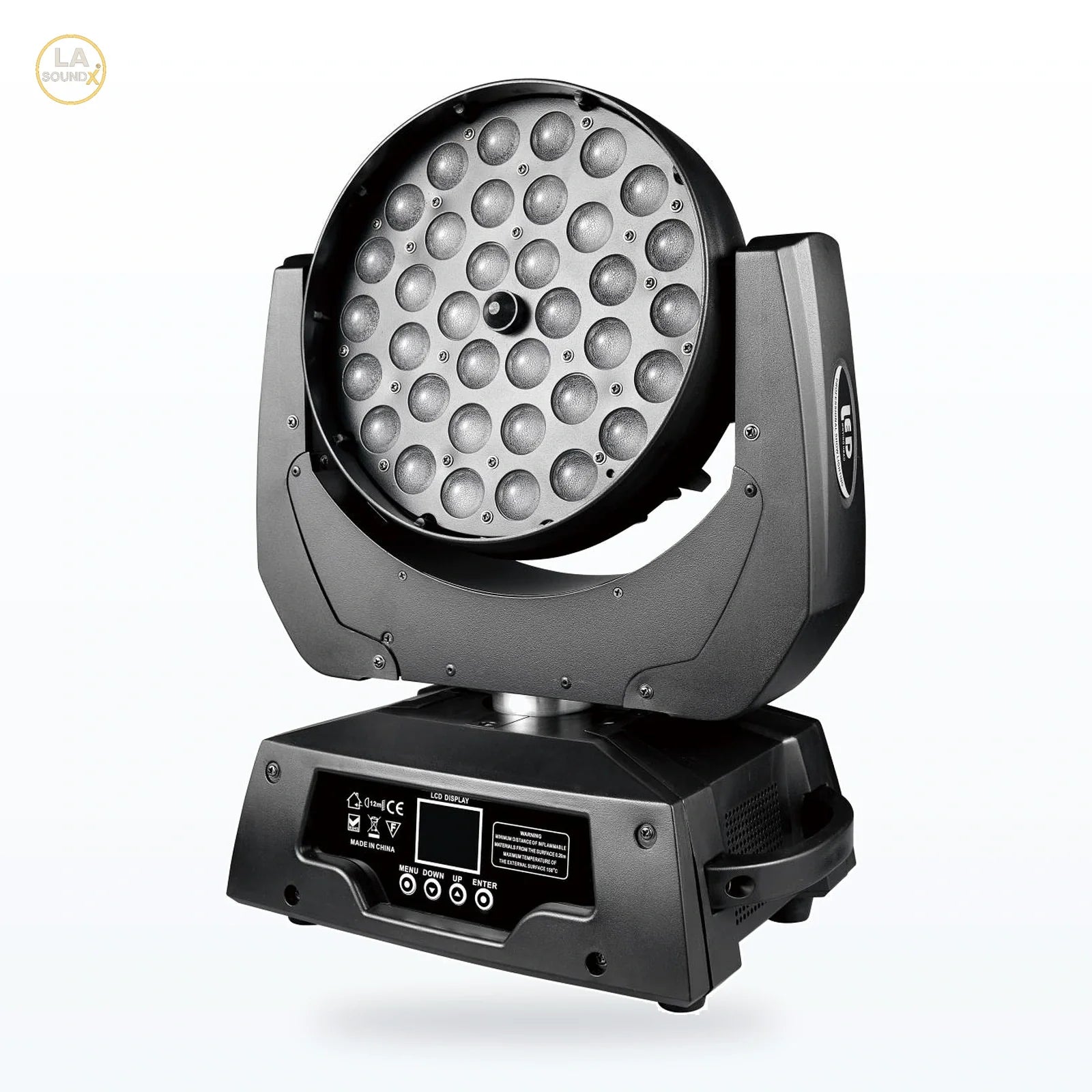 LA SOUNDX 36 x 10W RGBW LED Zoom Wash Moving Head product image 01 delivery 045