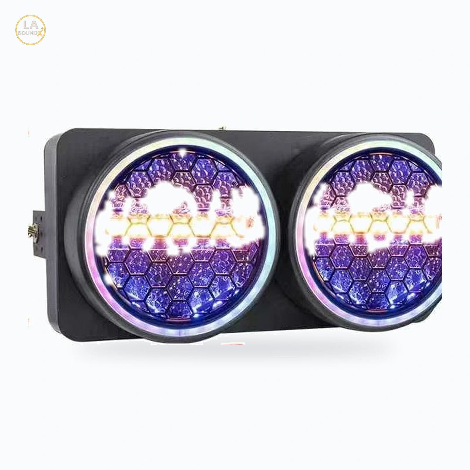 LA SOUNDX 2-eye retro blinder with dual LED rings product image 01 delivery 044
