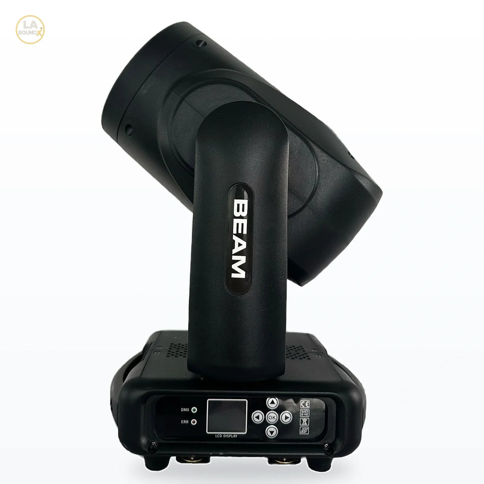 LA SOUNDX Mini 295W Moving Head Beam with LED Ring product image 01 delivery 003