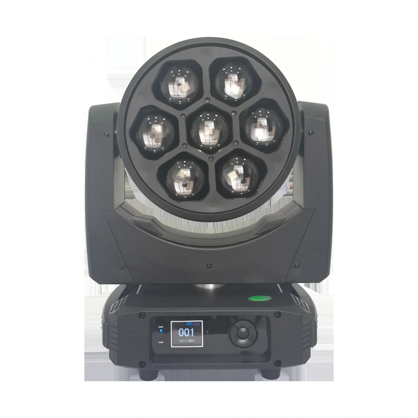 LA SOUNDX EYE4007 7 x 40W RGBW Rotating Bee Eye Moving Head Wash product image 01 delivery 132