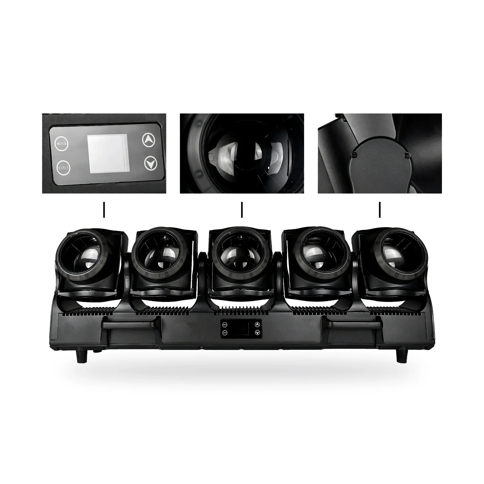 LA SOUNDX 5 x 120W IP65 Moving Tornado Bar product image 01 delivery 087