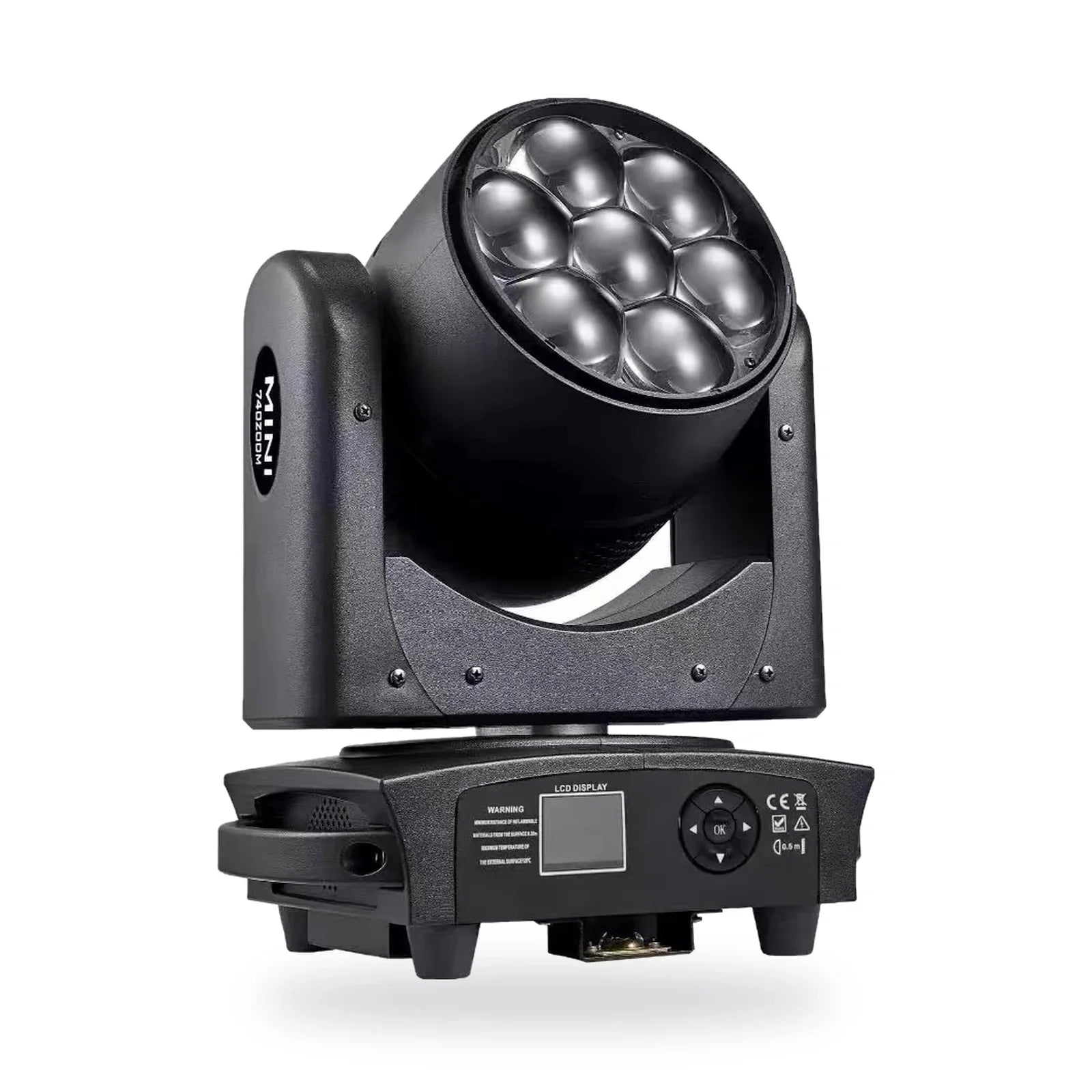 LA SOUNDX MN740 Mini 7 x 40W RGBW Bee Eye Moving Head product image 01 delivery 094