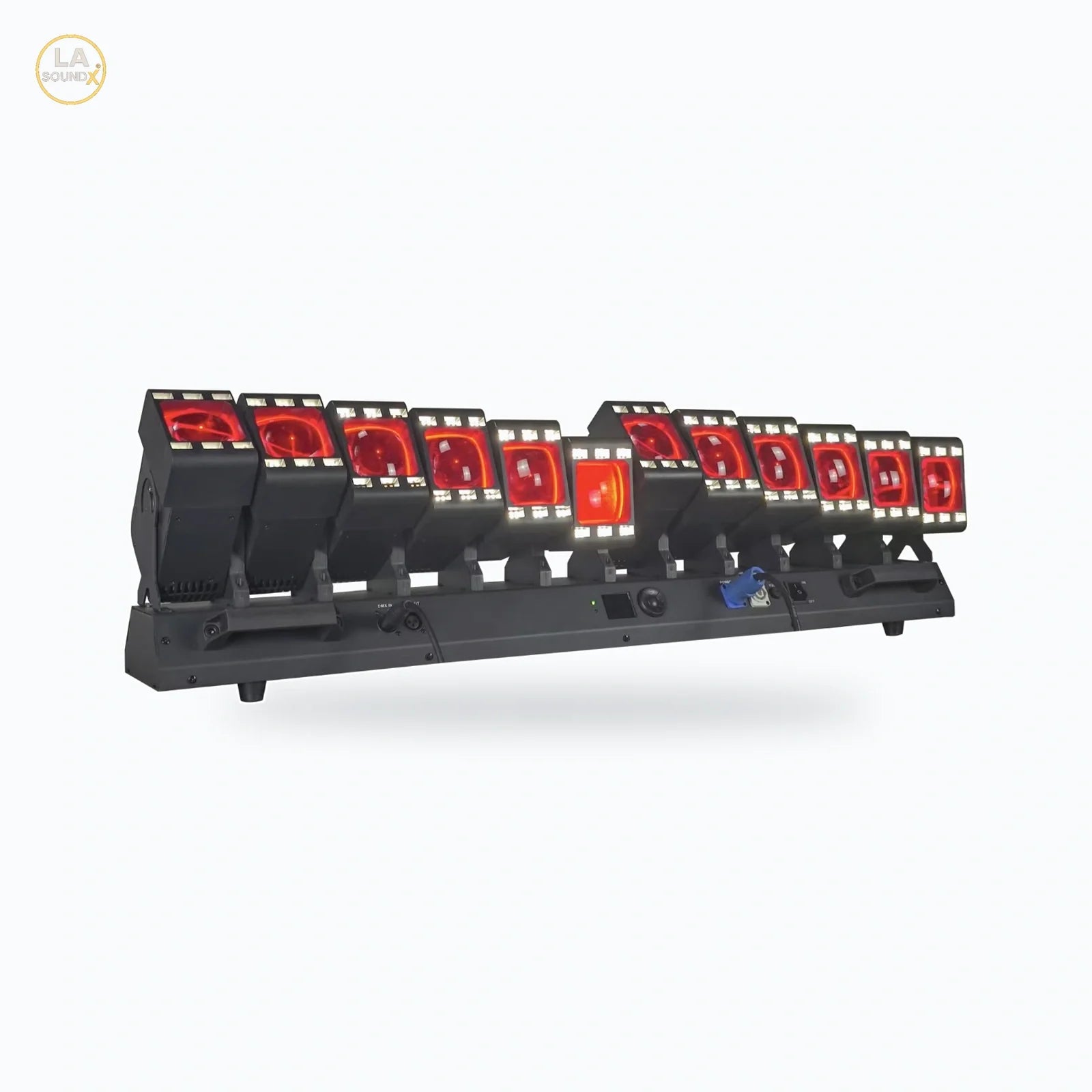 LA SOUNDX 12-head RGBW kinetic pixel bar with auxiliary light product image 01 delivery 031