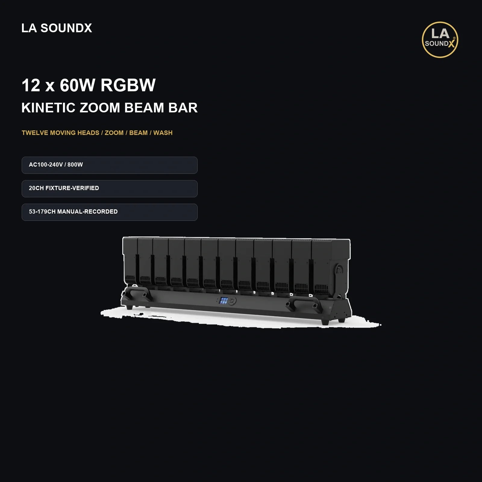 LA SOUNDX 12 x 60W Thousand-Hand Guanyin Creative Effect Light product image 02 delivery 033