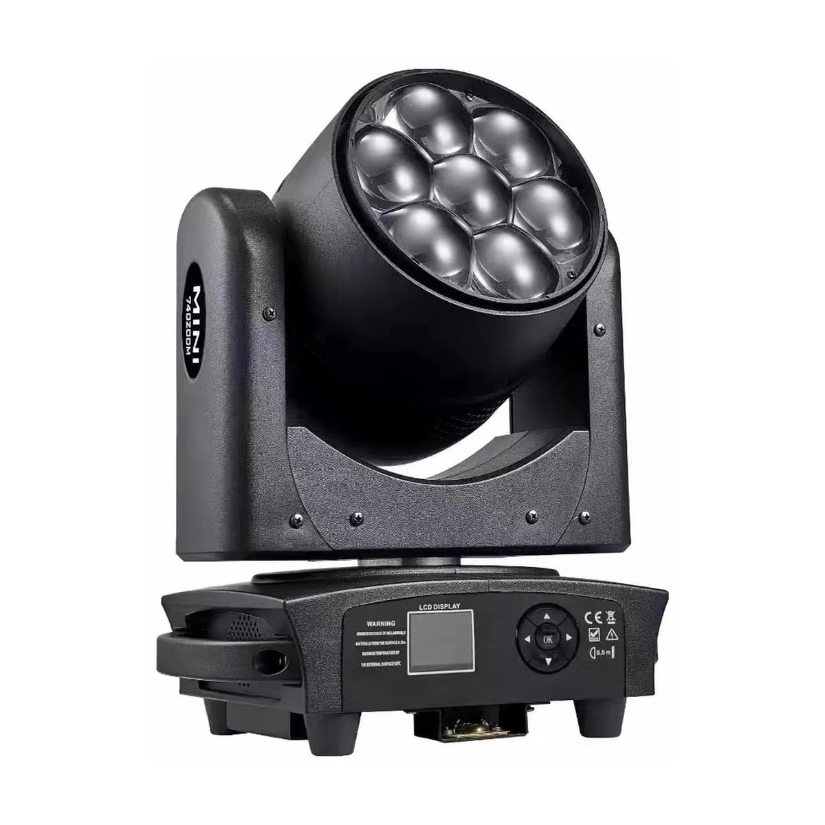 LA SOUNDX MN740 Mini 7 x 40W RGBW Bee Eye Moving Head product image 03 delivery 094