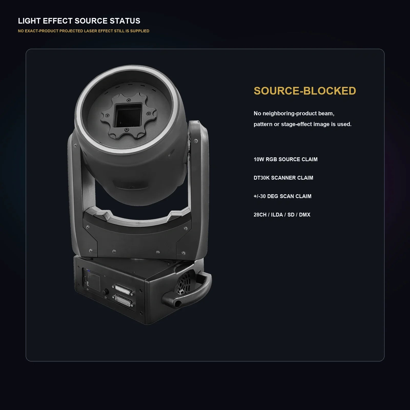 LA SOUNDX M2 10W RGB Moving Head Animation Laser product image 09 delivery 155