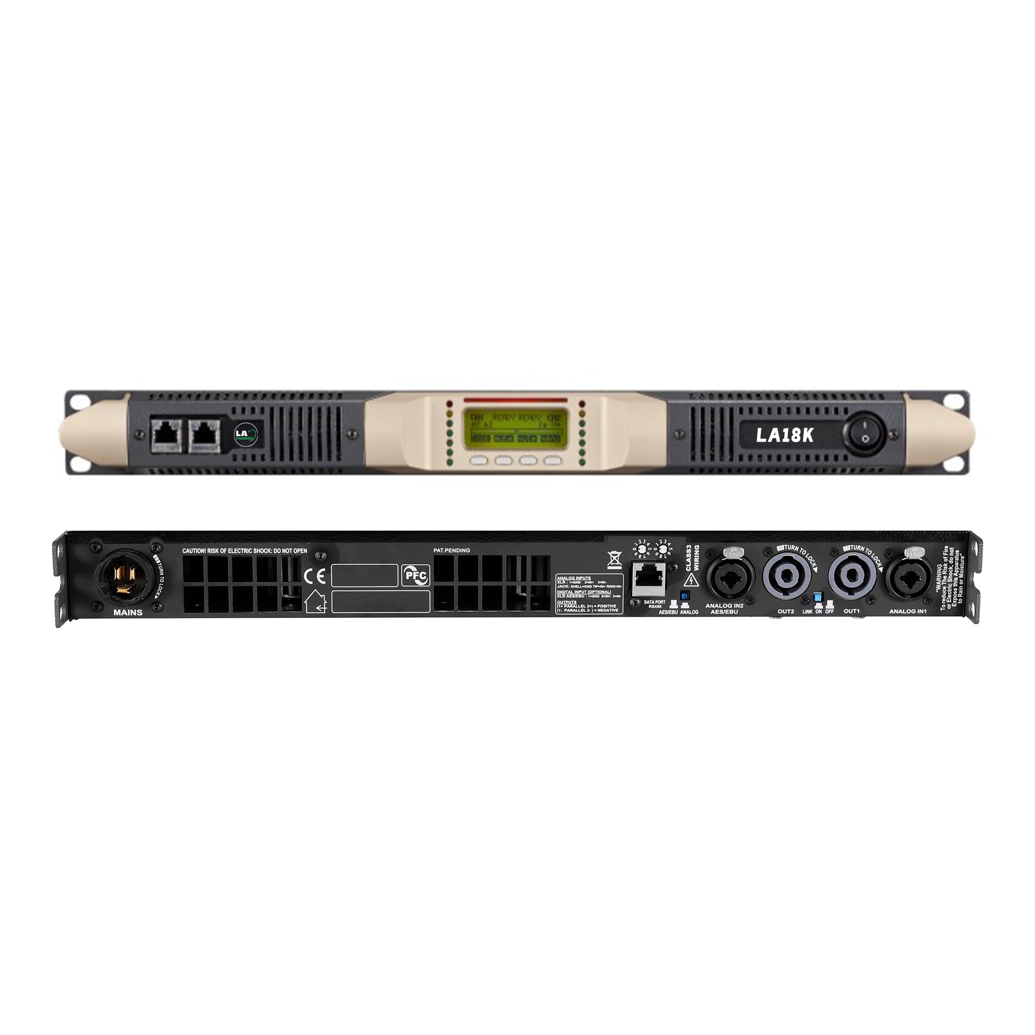 LA18K Dual Channel Digital Amplifier