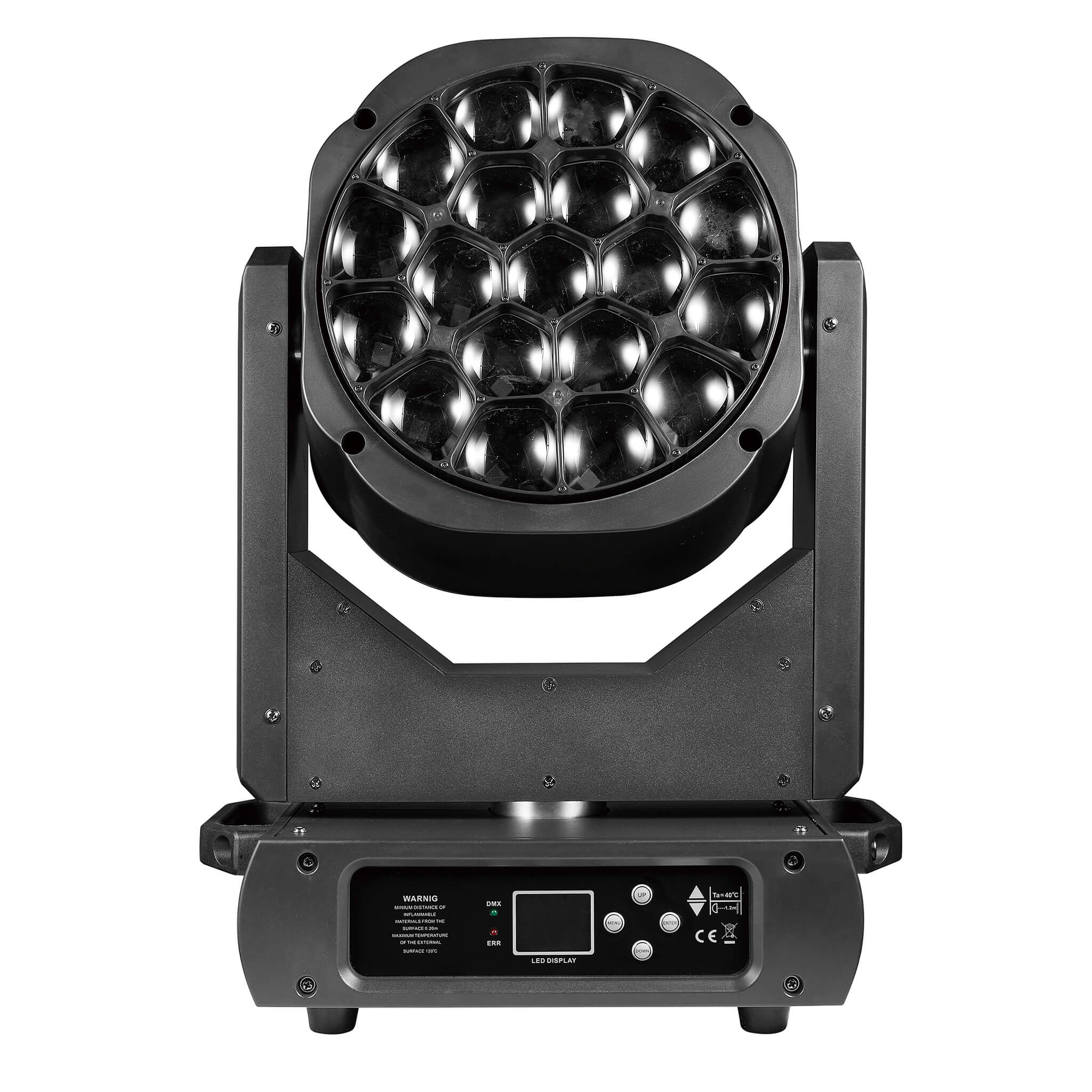 Luces de escenario teñidas con ojo de abeja 19x15W