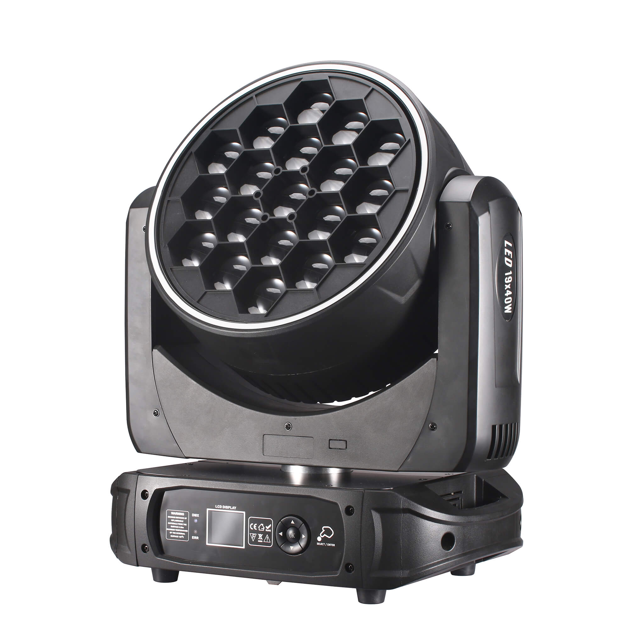 19x40W LED Endless Color Mixing Dot Control Focus Dyeing Stage Light