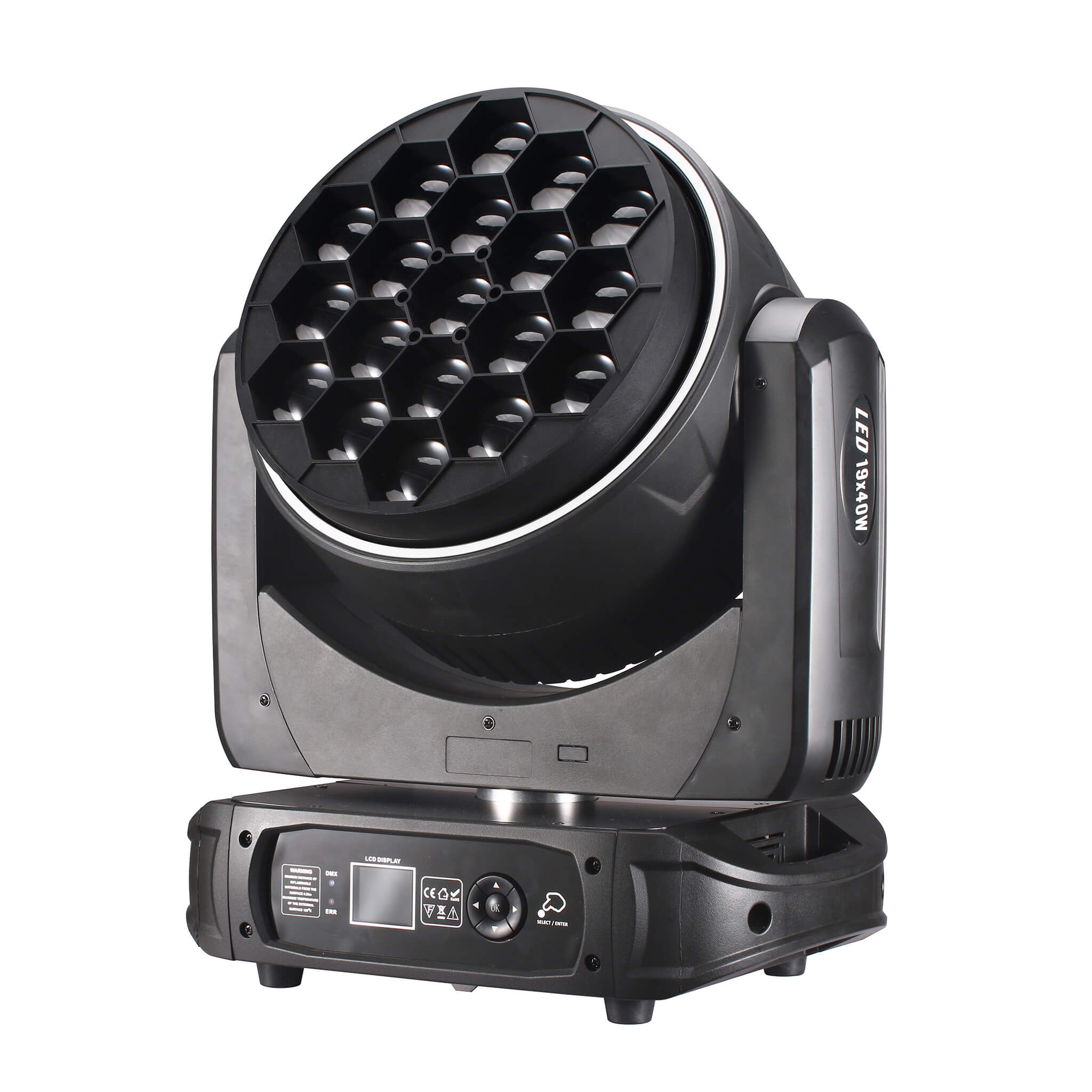 19x40W LED Endless Color Mixing Dot Control Focus Dyeing Stage Light