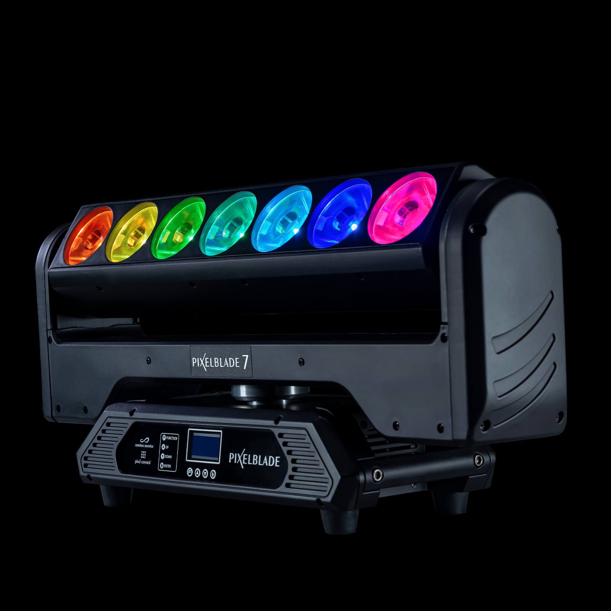 7x40W 4IN1 Continue Rotation LED Pixel Bar