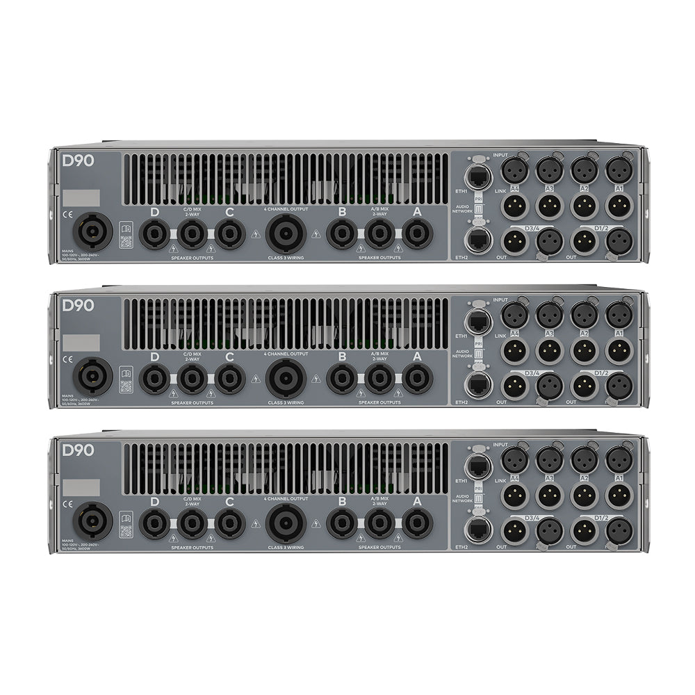 D90 5400w la12x class d 4 channel professional power amplifier Mobile specific 4 channel amplifier