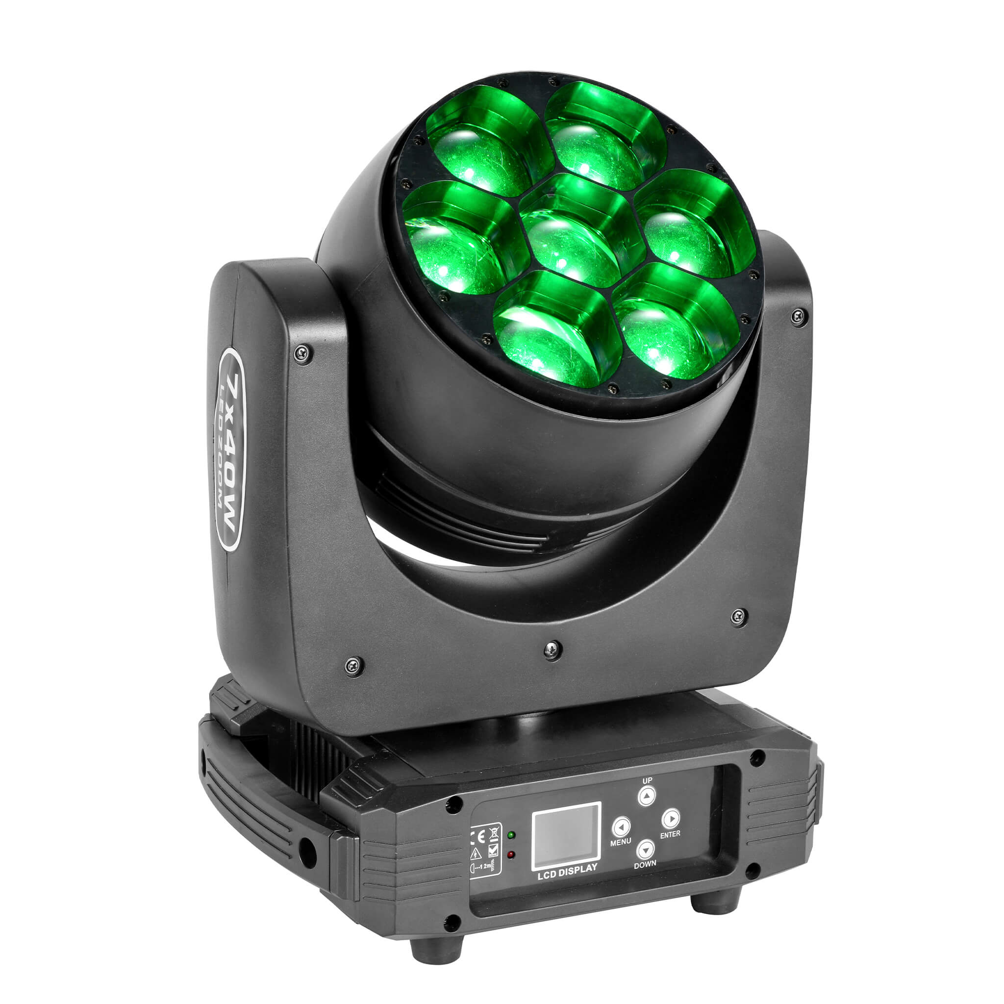 7X40W Moving Head Dyeing Strobe Focusing Stage Light