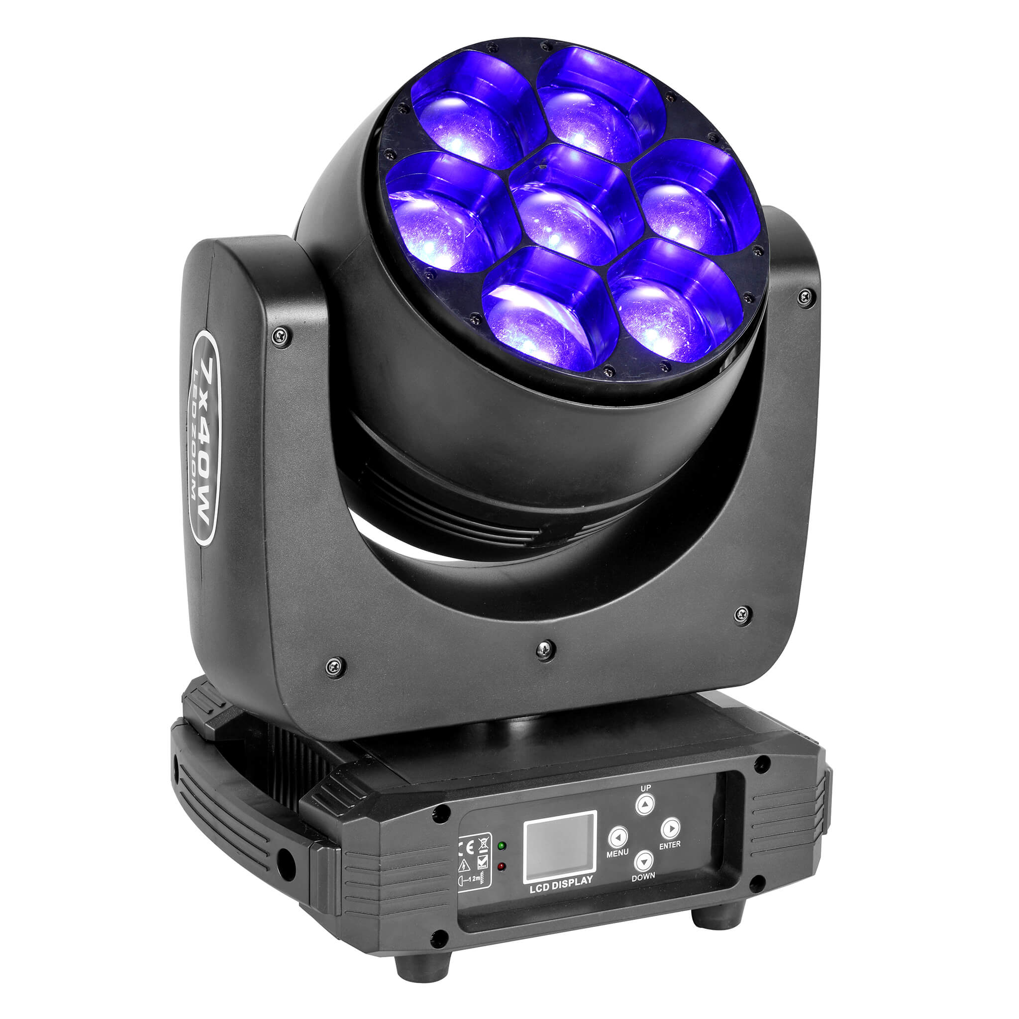 7X40W Moving Head Dyeing Strobe Focusing Stage Light