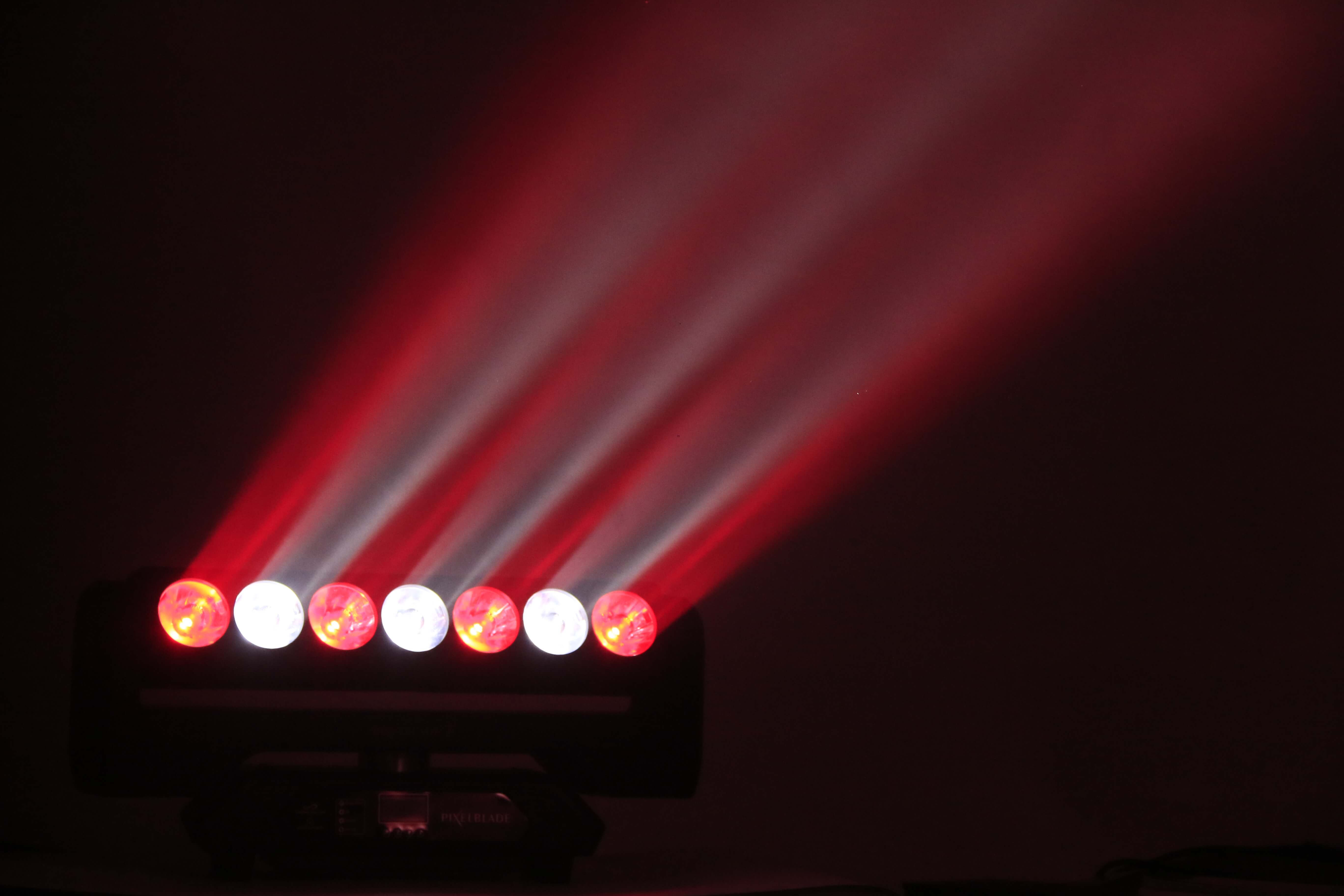 7x40W 4IN1 Continue Rotation LED Pixel Bar