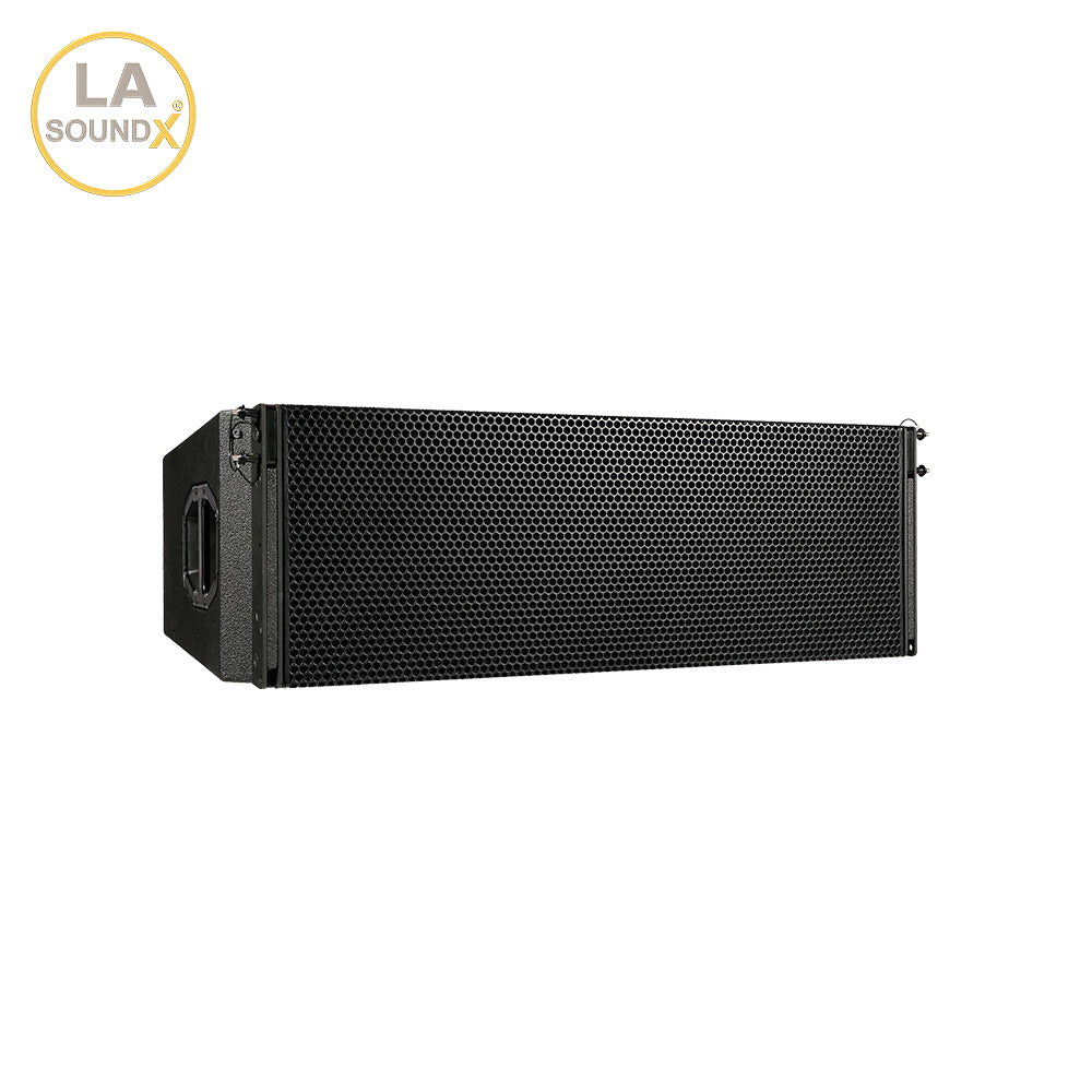 LA SOUNDX J212F Dual 12 Inch 3-Way Line Array Speaker 145dB Max SPL 80° Coverage for Concert Touring Pro Audio