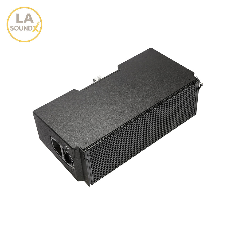 LA SOUNDX J212F Dual 12 Inch 3-Way Line Array Speaker 145dB Max SPL 80° Coverage for Concert Touring Pro Audio