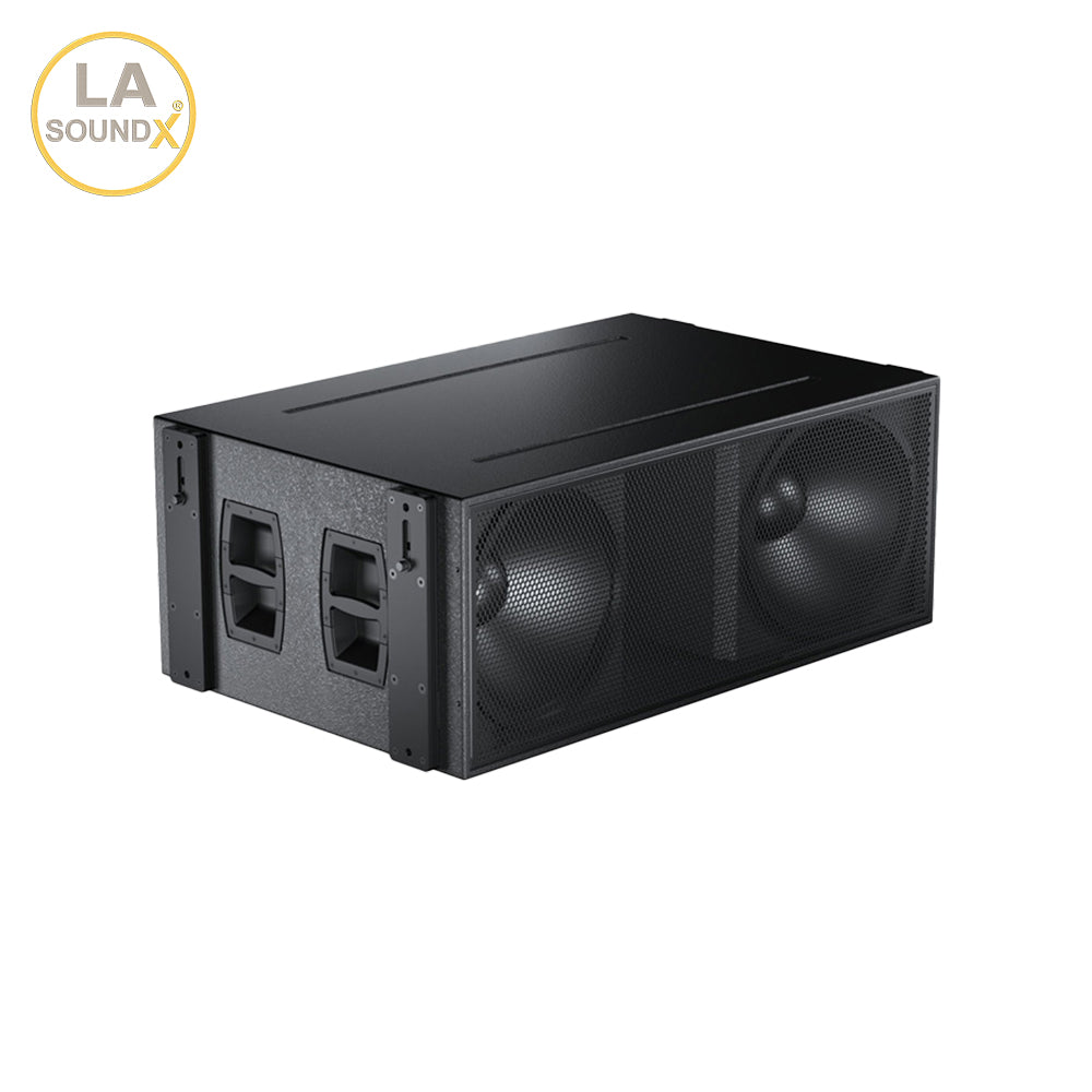 1100 LFC - LFC218 LASOUNDX LFC218 — Dual 18” Active Subwoofer