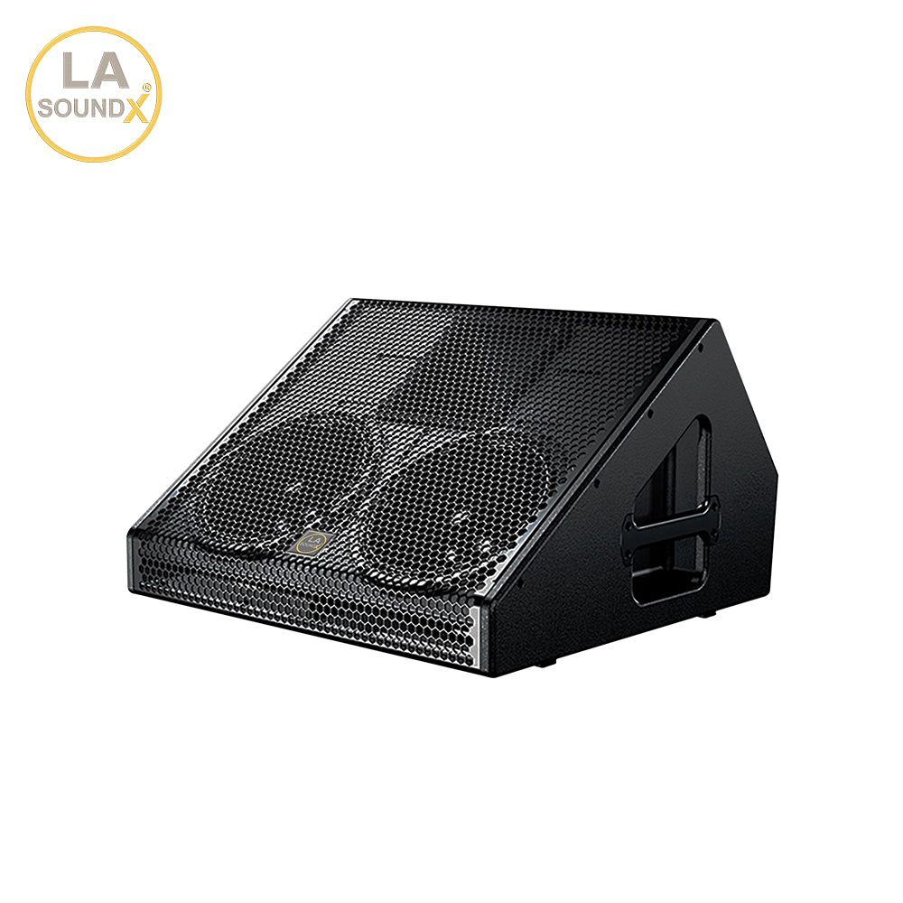 MJF-208-MSM-208-LASOUNDX MSM-208 - Dual 8-inch Active Stage Monitor