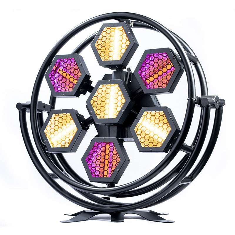 Seven Retro Stage Lights