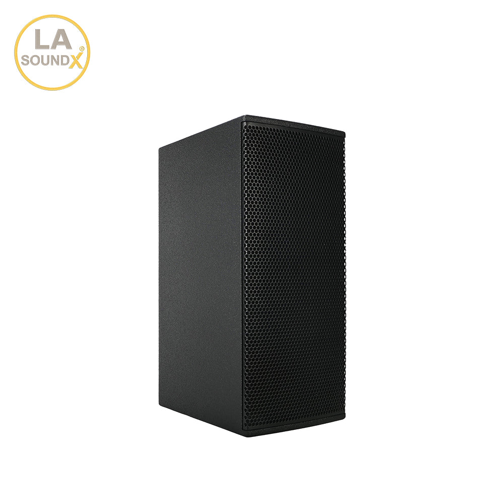 LA SOUNDX V210PF Dual 10-Inch 3-Way Passive Point Source Loudspeaker 140dB Max SPL 75° Coverage for Professional PA Audio