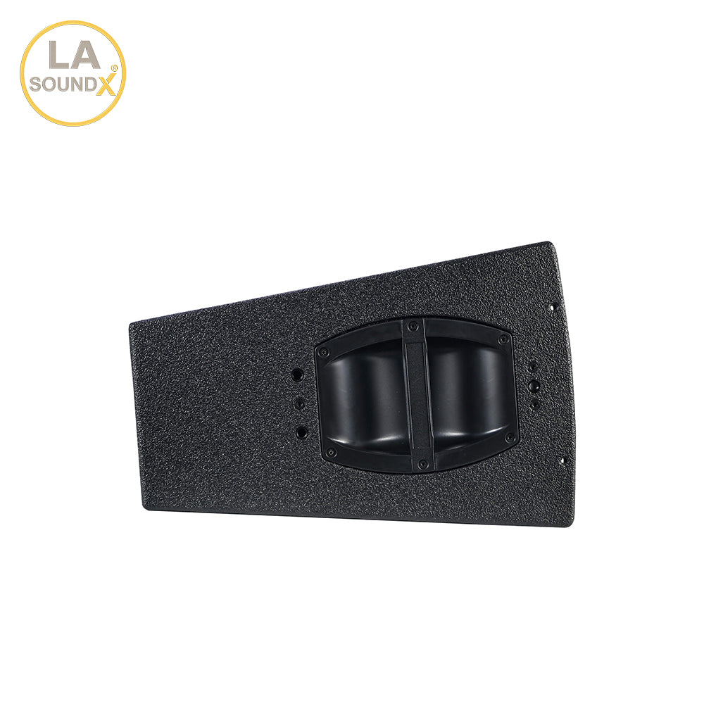 LA SOUNDX V210PF Active Dual 10-Inch 3-Way Powered Point Source Loudspeaker 75° Coverage for Touring & Installed PA Audio