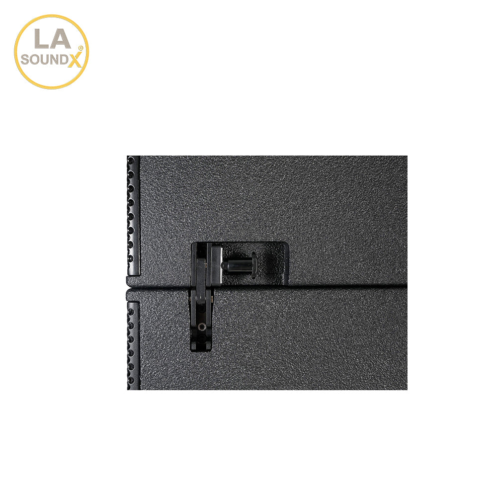 LA SOUNDX V210PW Dual 10-Inch 3-Way Passive Point Source Loudspeaker 139dB Max SPL 110° Wide Coverage for Professional PA Audio