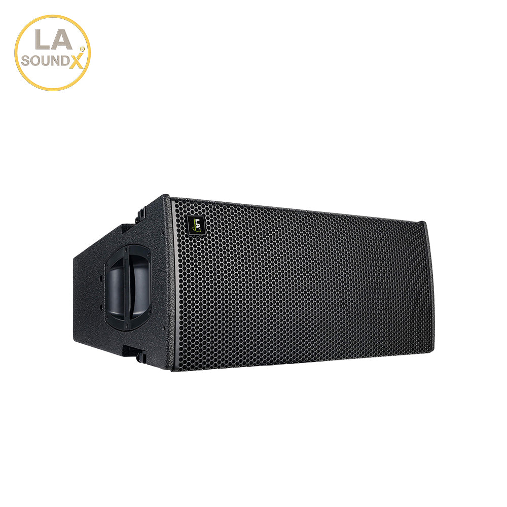 LA SOUNDX V210PW Dual 10-Inch 3-Way Passive Point Source Loudspeaker 139dB Max SPL 110° Wide Coverage for Professional PA Audio