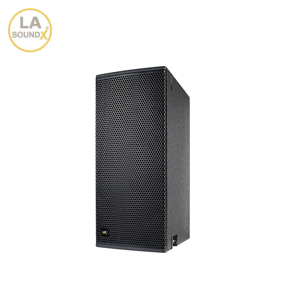 LA SOUNDX V210PW Dual 10-Inch 3-Way Passive Point Source Loudspeaker 139dB Max SPL 110° Wide Coverage for Professional PA Audio