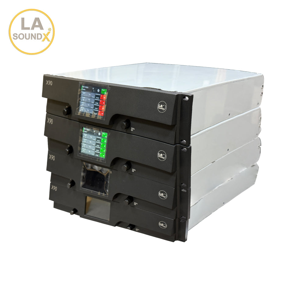 X90 High-power 2 RU amplifier with DSP, 4-channel