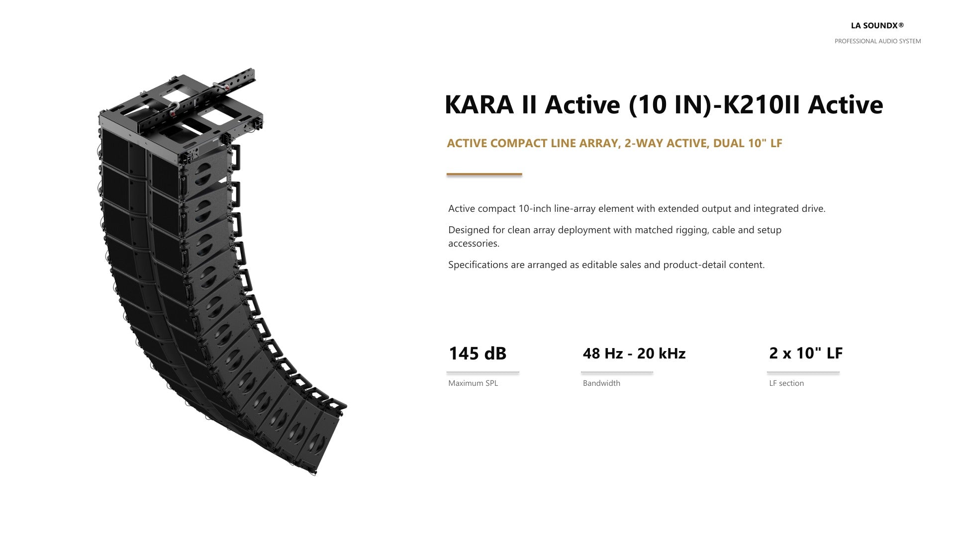 KARA II Active 10 IN K210II Active PDF detail slice 1