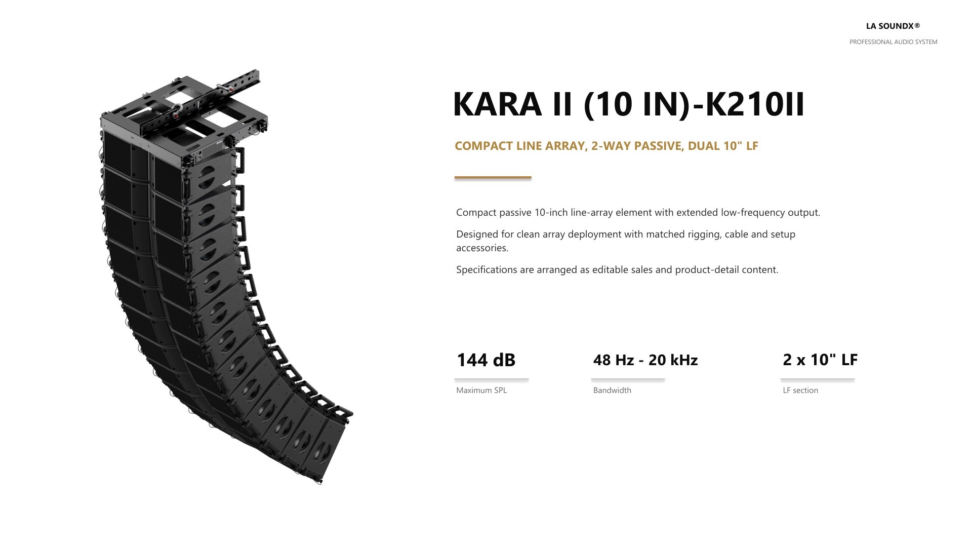 KARA II 10 IN K210II PDF detail slice 1
