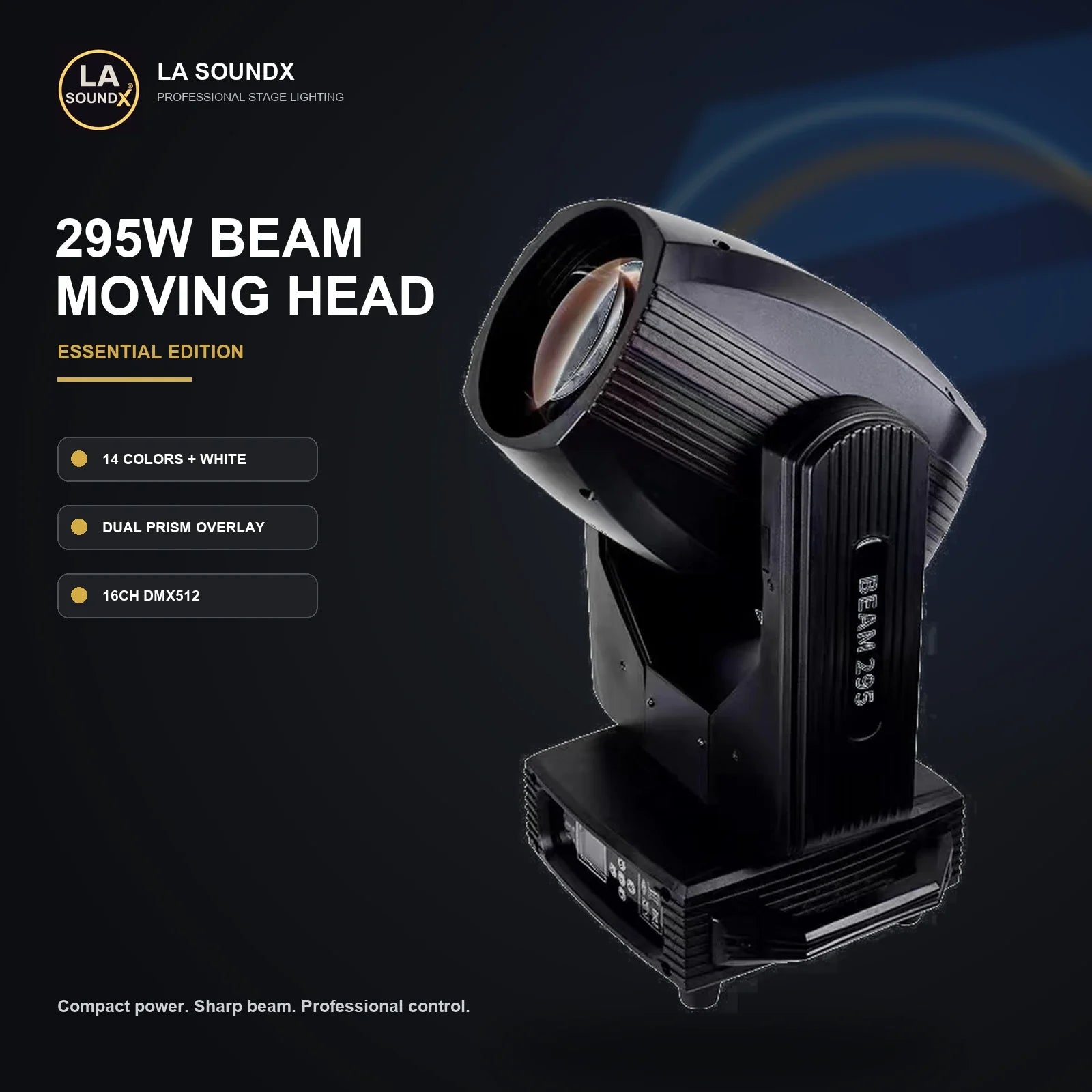 LA SOUNDX 295W Beam Moving Head product image 02 delivery 002