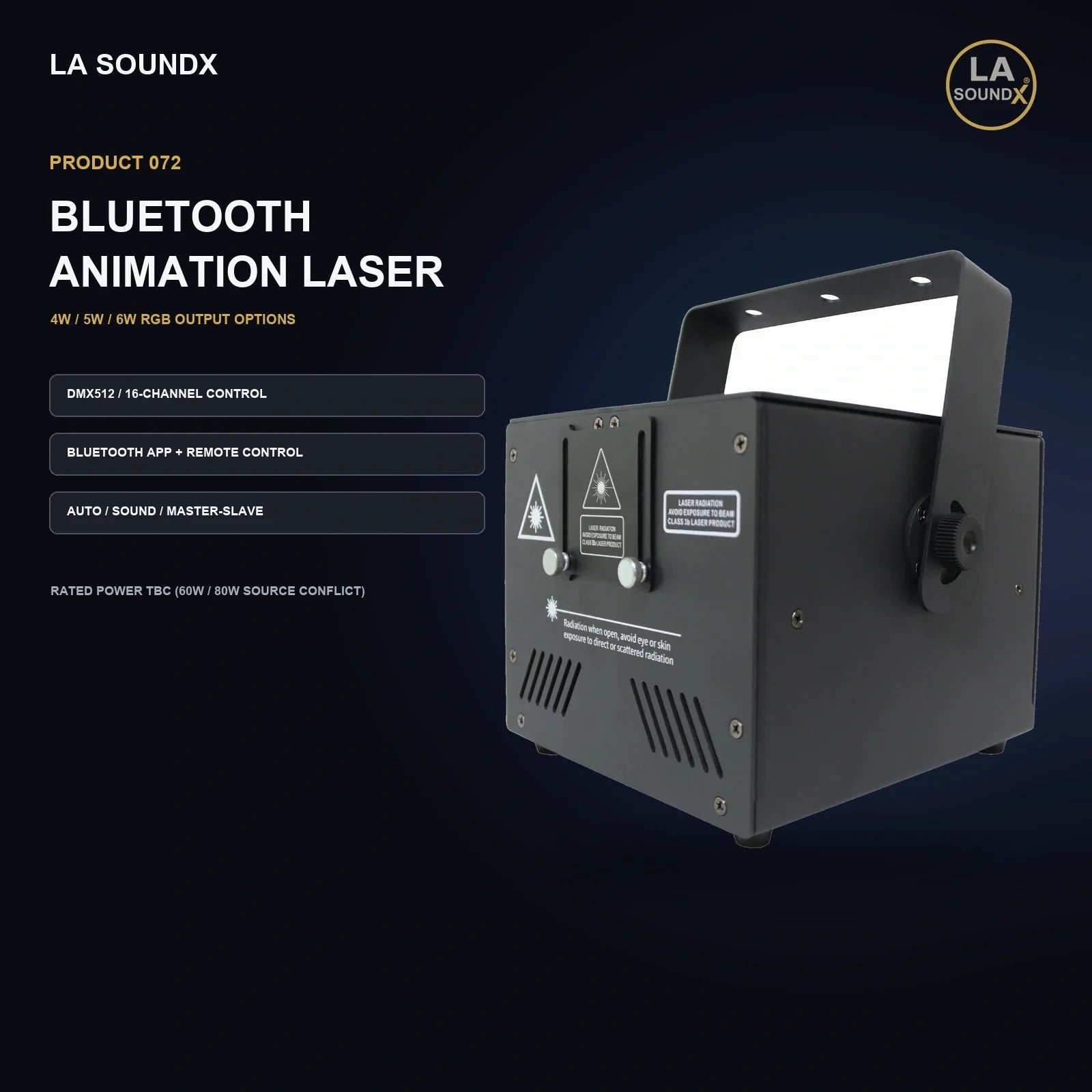 LA SOUNDX 4W 5W 6W Bluetooth Animation Laser product image 02 delivery 072