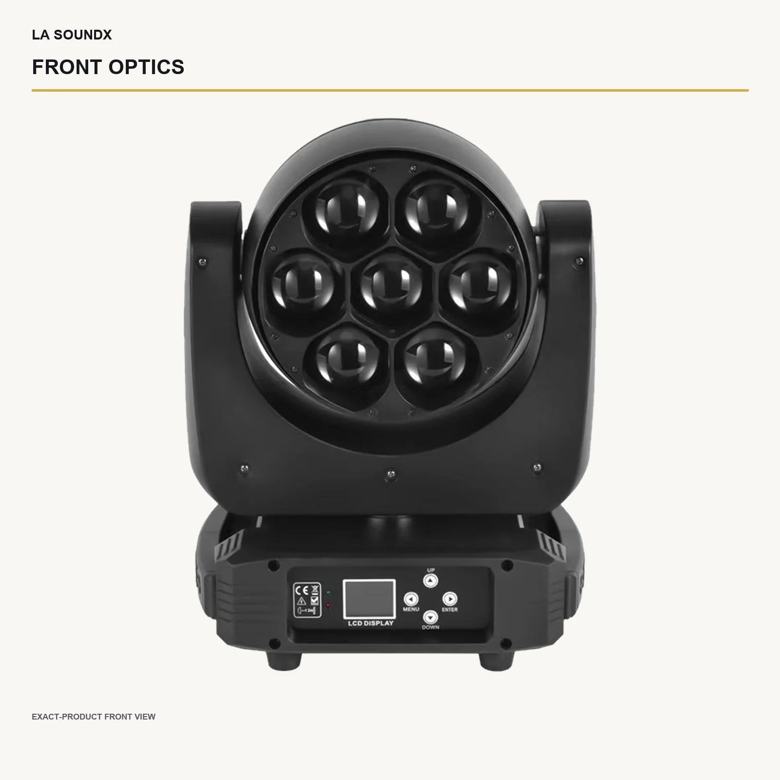 LA SOUNDX WASH0740 7 x 40W RGBW Zoom Wash Moving Head product image 03 delivery 107