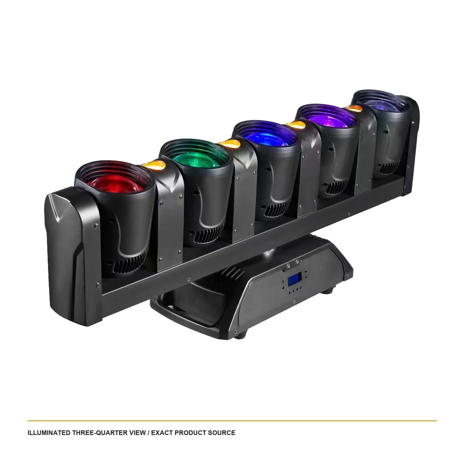 LA SOUNDX LED580 5 x 80W RGBW Five Head Moving Beam Bar product image 03 delivery 131