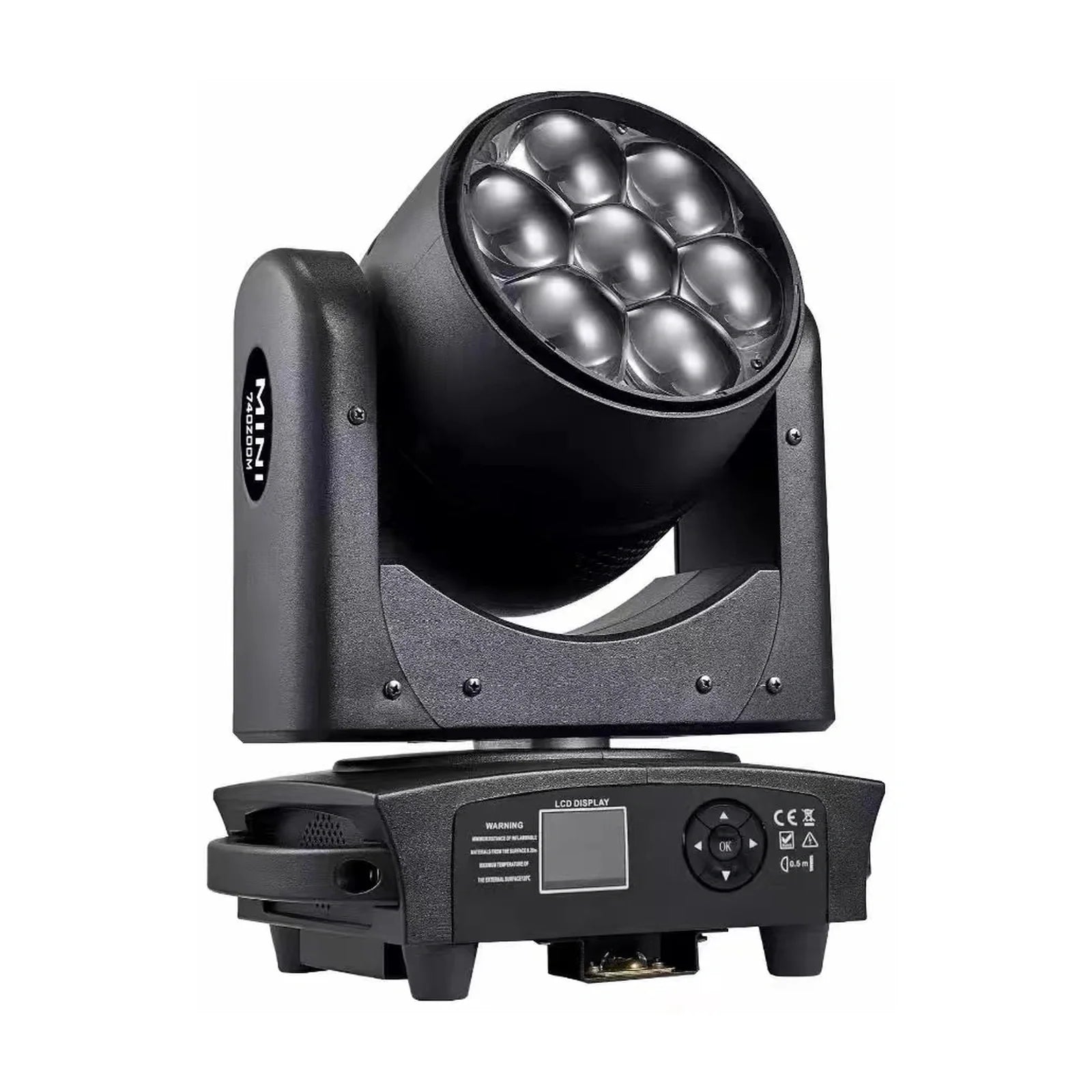 LA SOUNDX MN740 Mini 7 x 40W RGBW Bee Eye Moving Head product image 03 delivery 094
