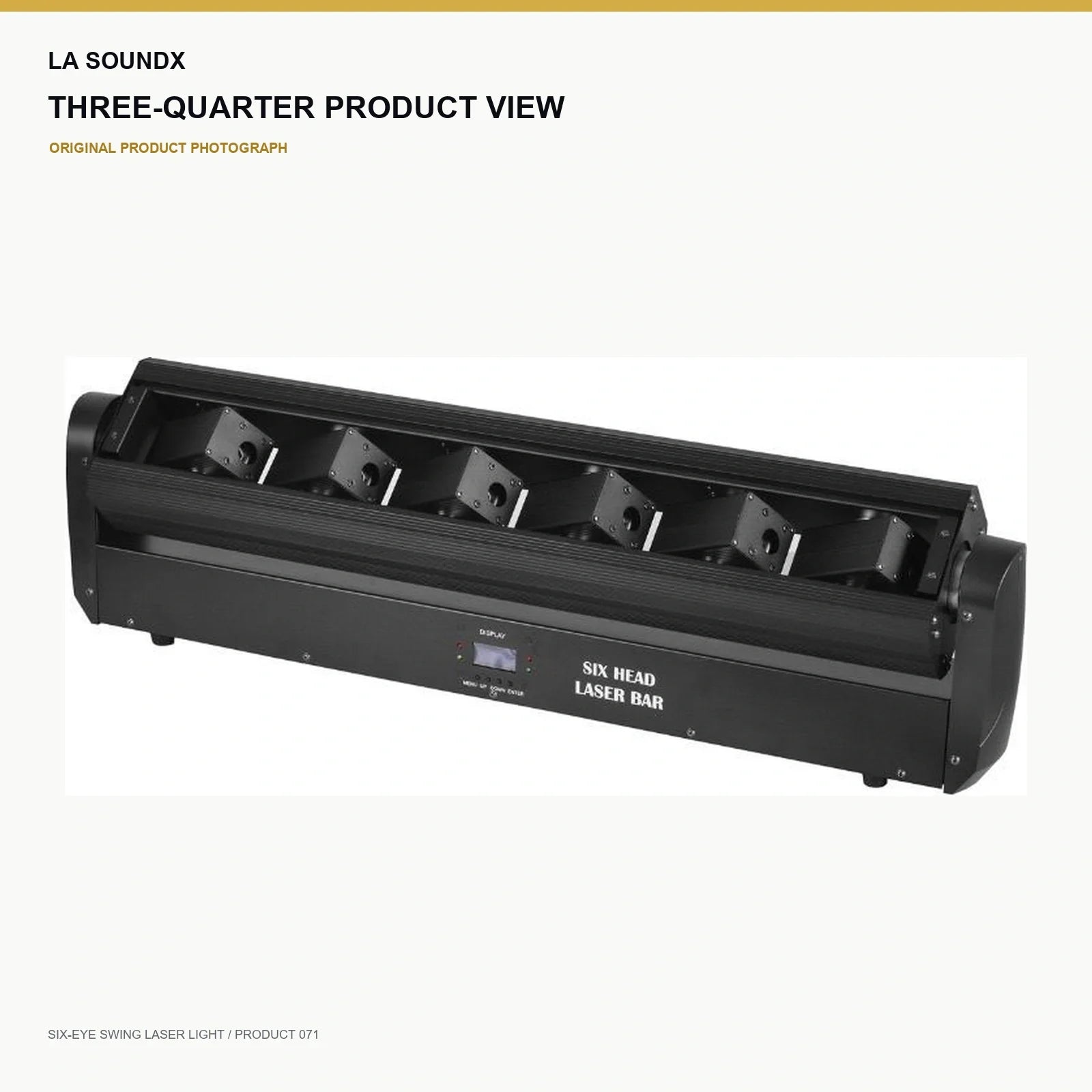 LA SOUNDX Six Eye Swing Laser Light product image 03 delivery 071