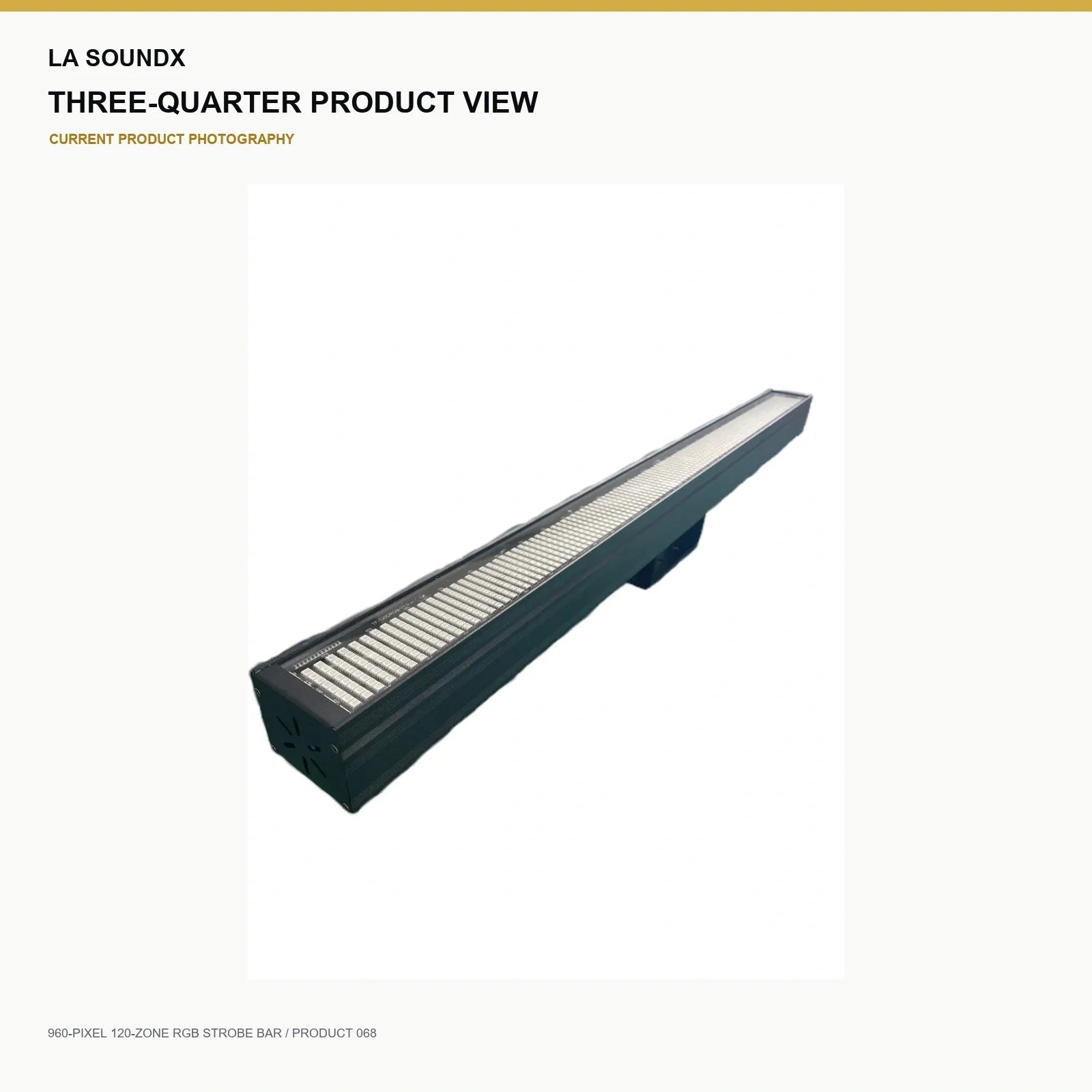 LA SOUNDX 960-pixel 120-zone RGB strobe bar product image 03 delivery 068