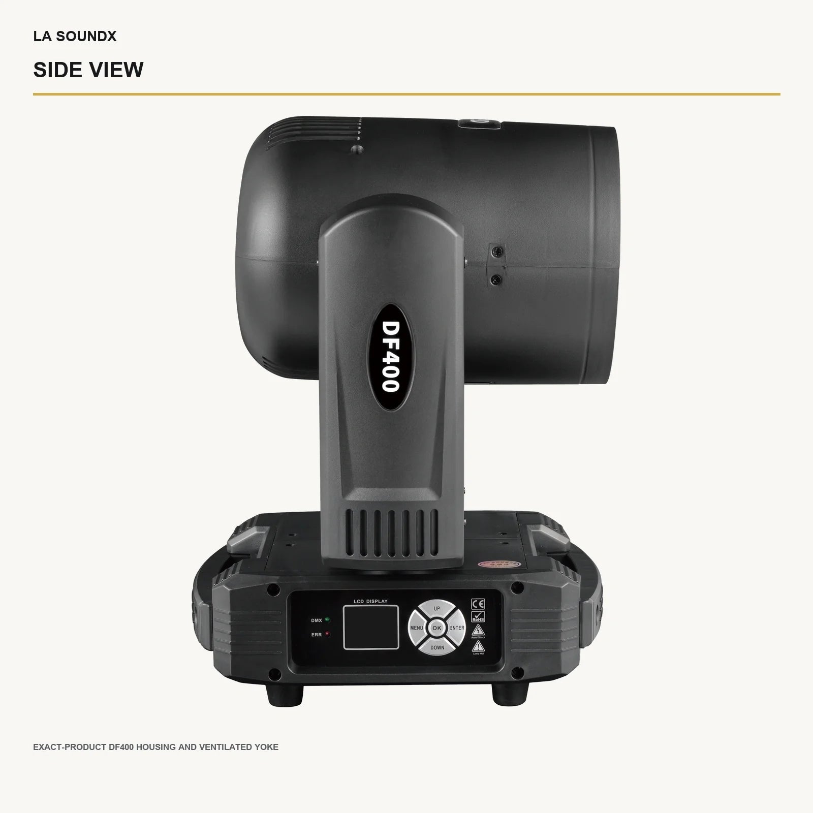 LA SOUNDX YQ-MOD040 400W Zoom LED Wash Moving Head product image 04 delivery 115