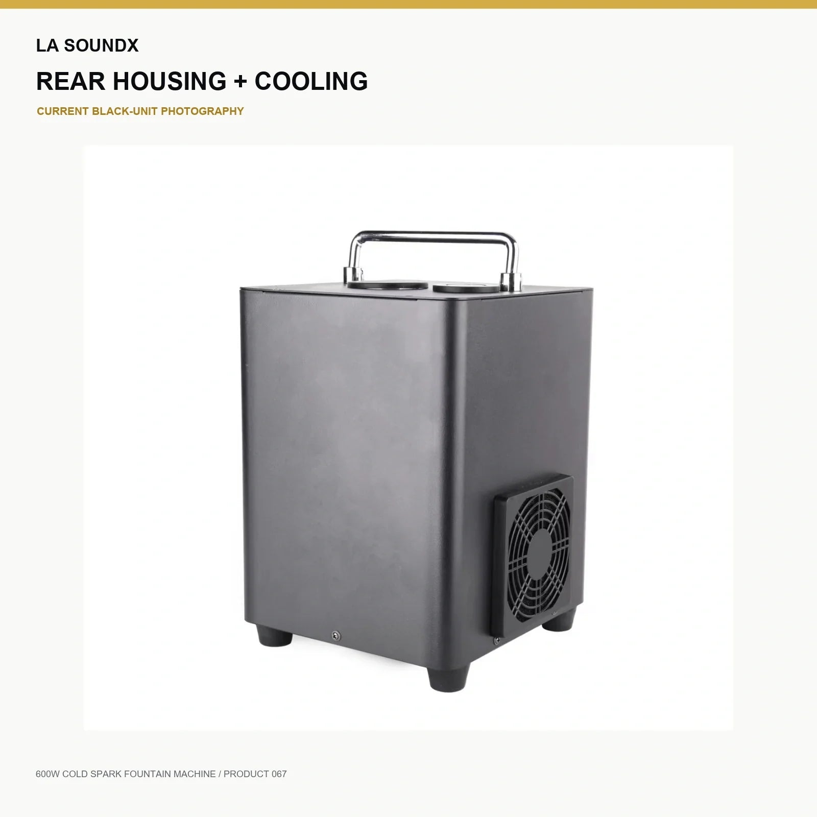 LA SOUNDX 600W Cold Spark Fountain Machine product image 04 delivery 067