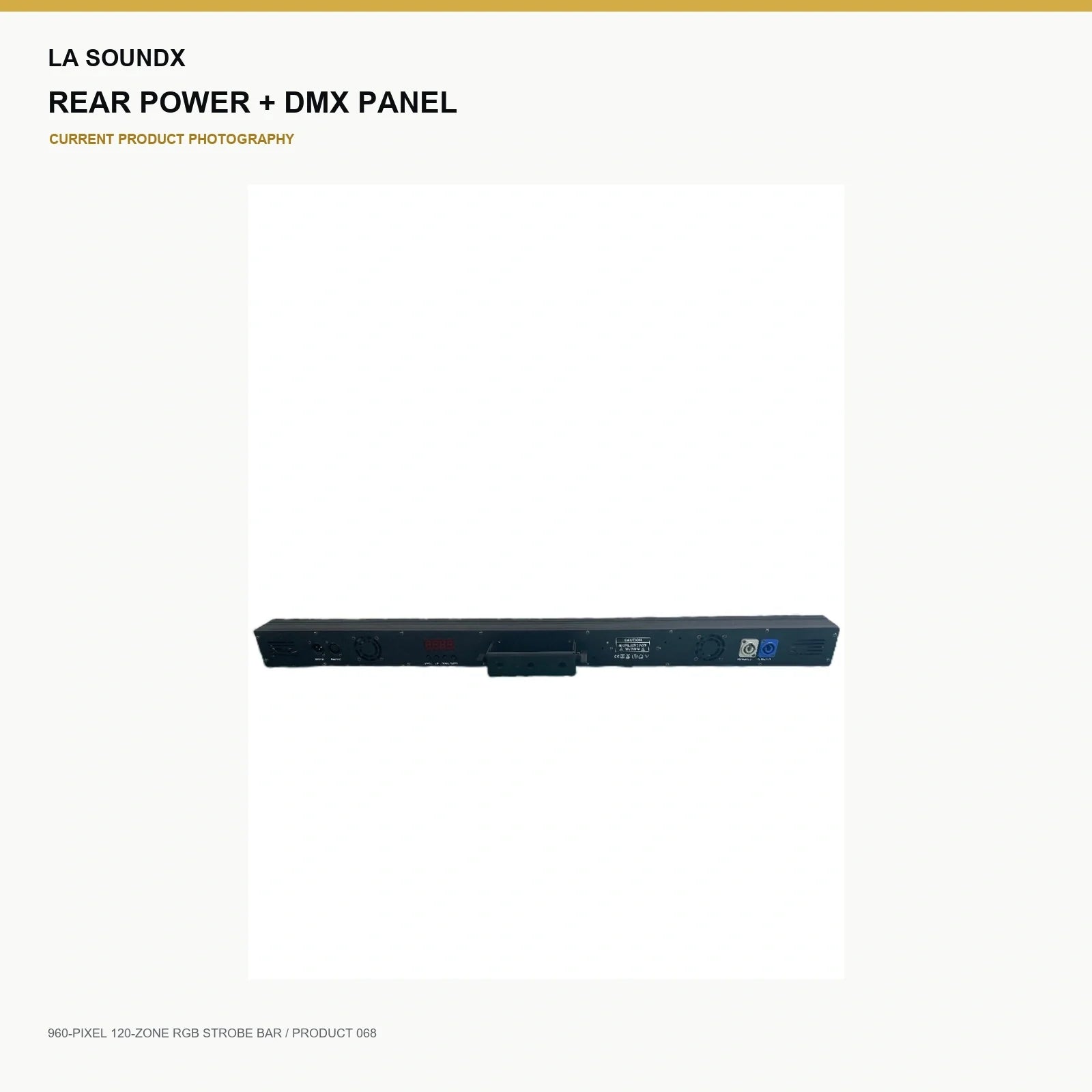 LA SOUNDX 960-pixel 120-zone RGB strobe bar product image 05 delivery 068