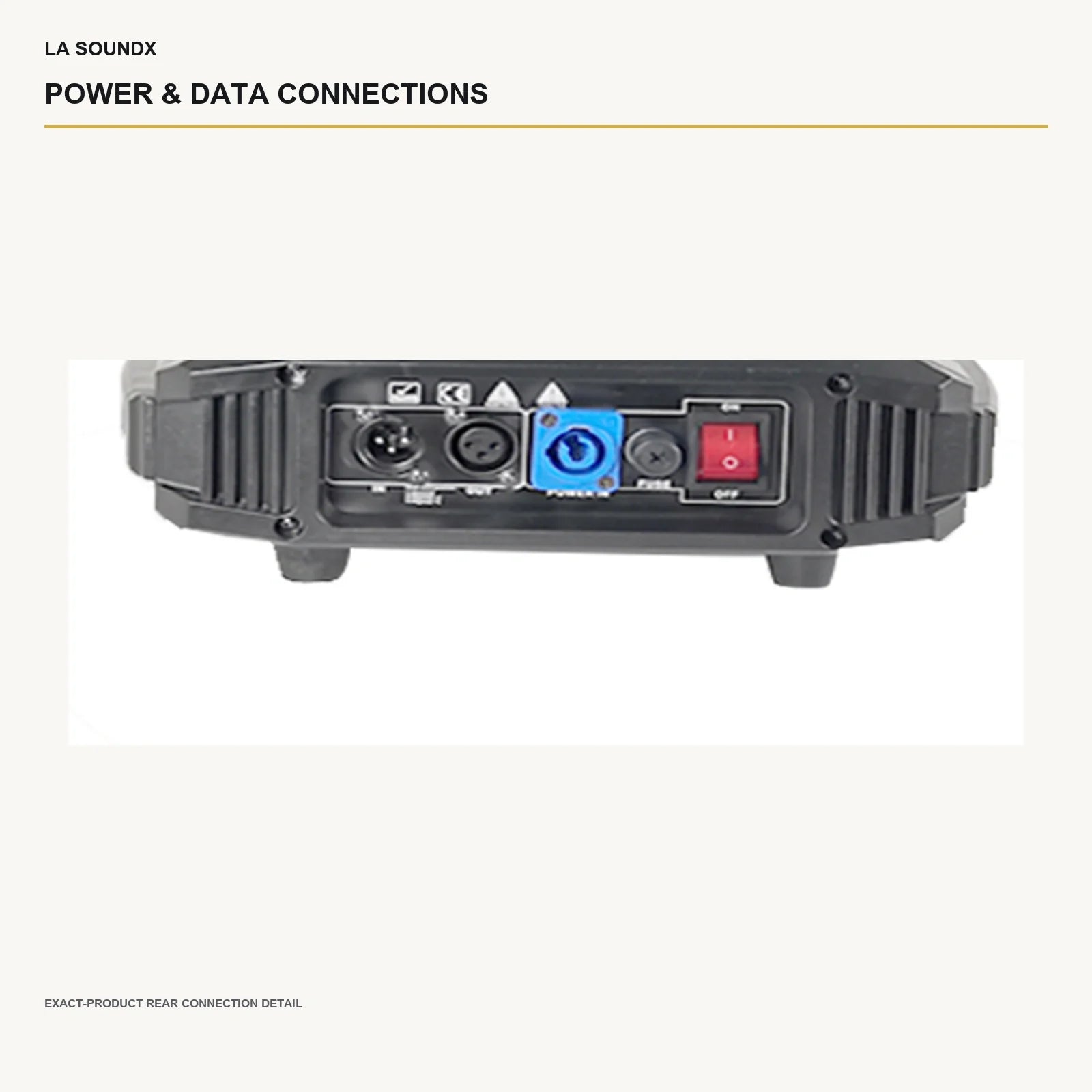 LA SOUNDX WASH0740 7 x 40W RGBW Zoom Wash Moving Head product image 05 delivery 107