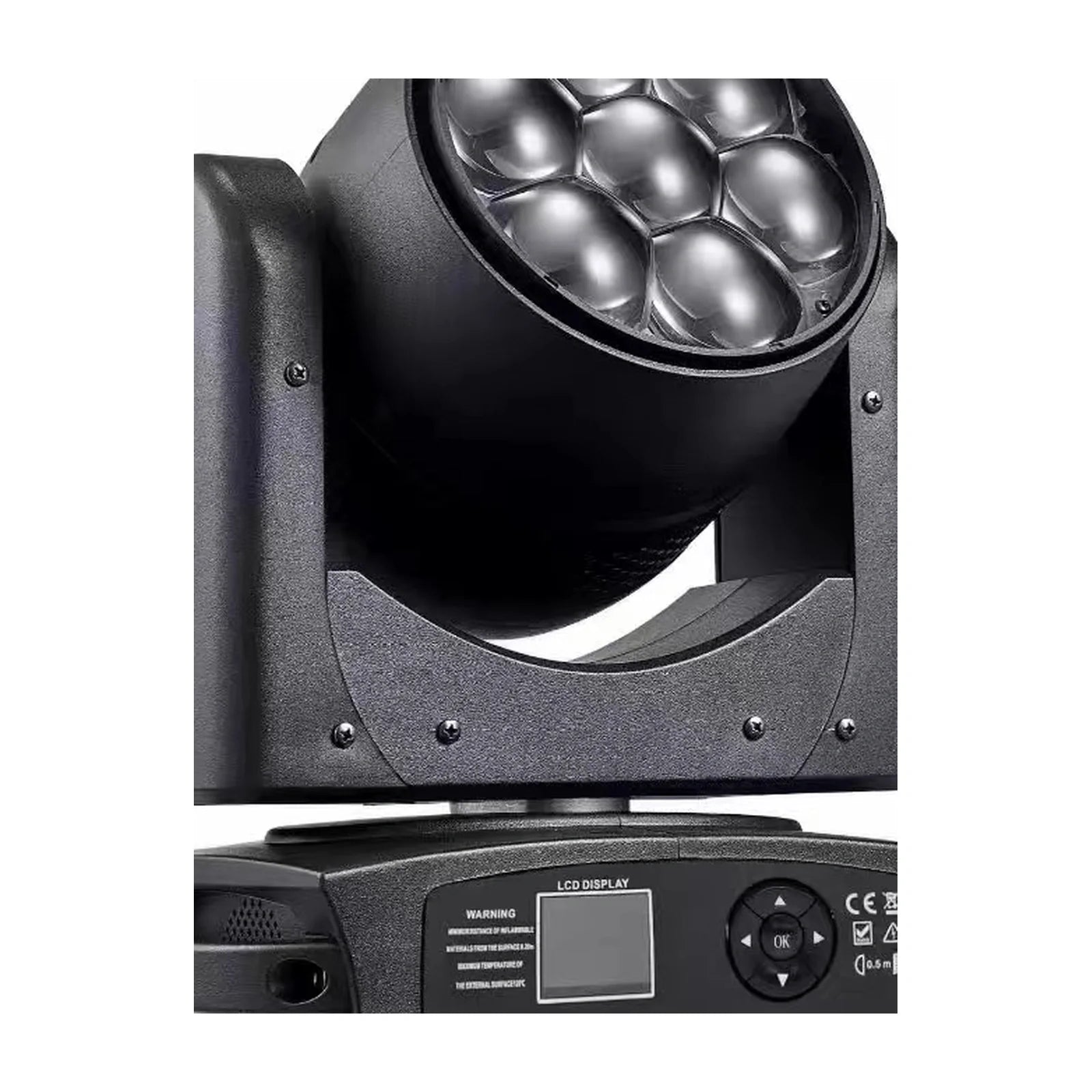 LA SOUNDX MN740 Mini 7 x 40W RGBW Bee Eye Moving Head product image 05 delivery 094