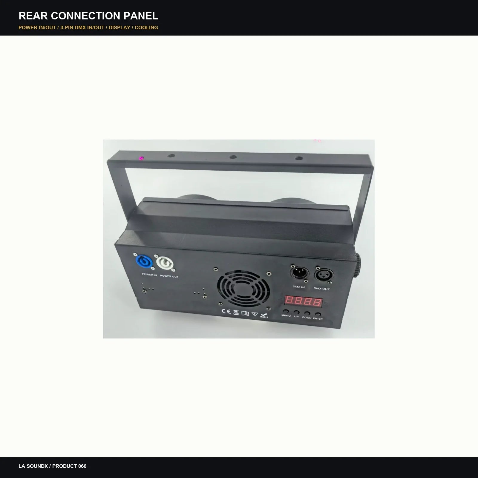 LA SOUNDX Dual-eye bi-color COB audience blinder product image 05 delivery 066