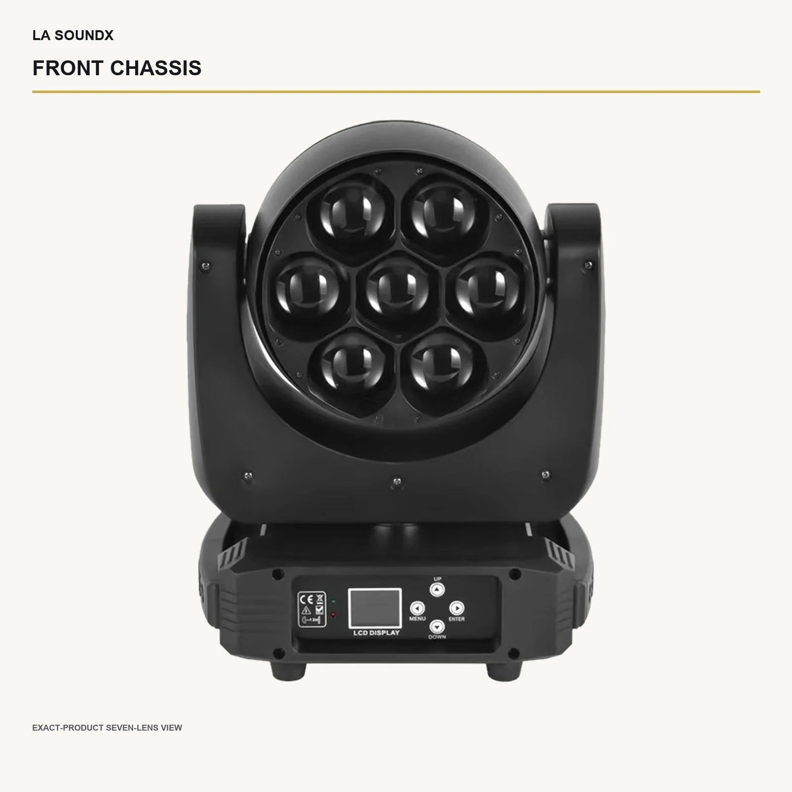 LA SOUNDX WASH0740 7 x 40W RGBW Zoom Wash Moving Head product image 06 delivery 107