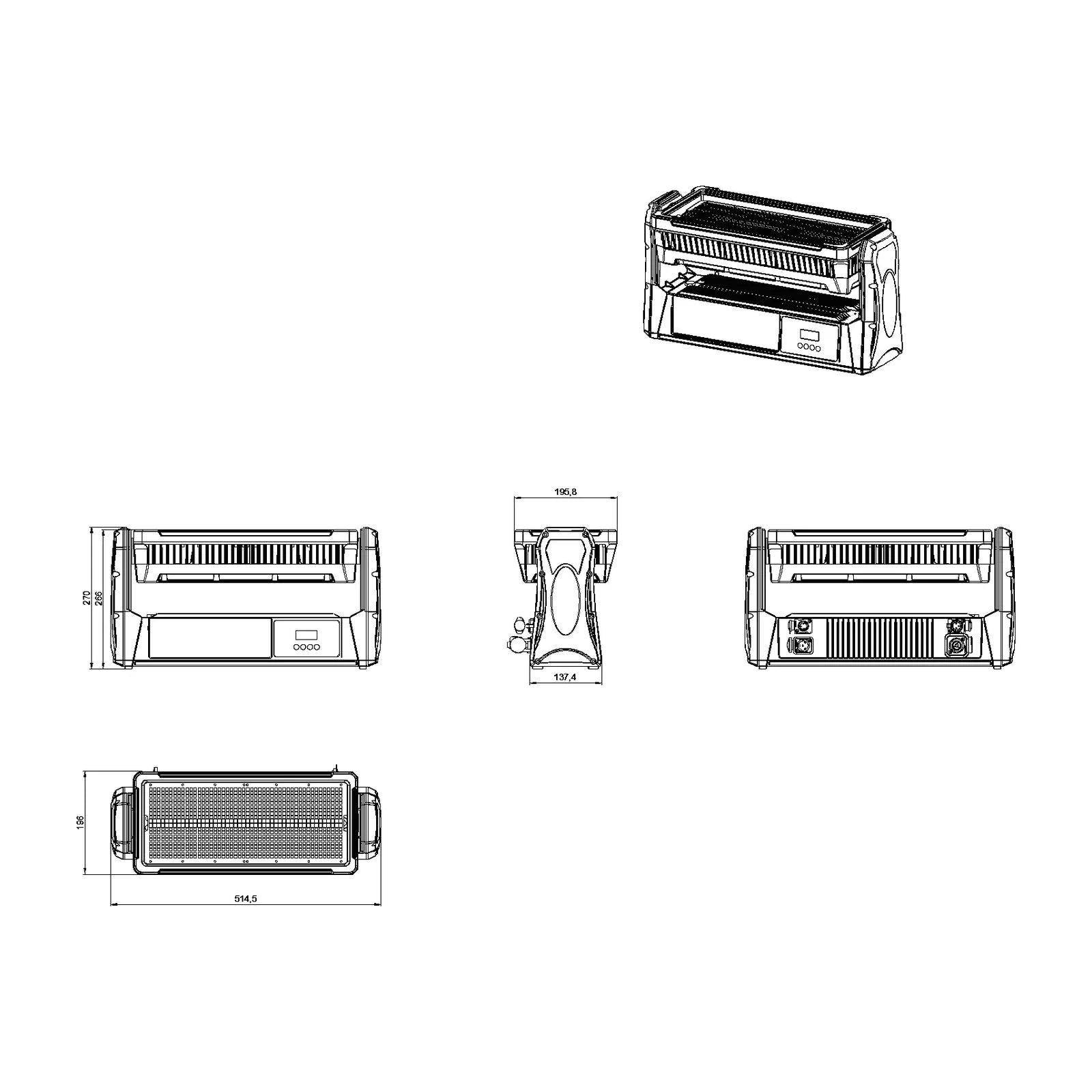 LA SOUNDX STORM808 Outdoor Moving Strobe product image 06 delivery 088